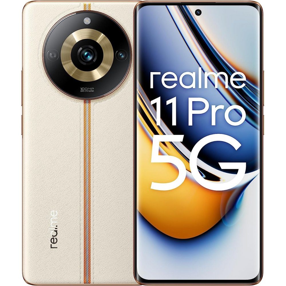 Realme 11 Pro 5G 256 GB / 8 GB - Smartphone - sunrise/beige Smartphone (6,7  Zoll, 256 GB Speicherplatz)