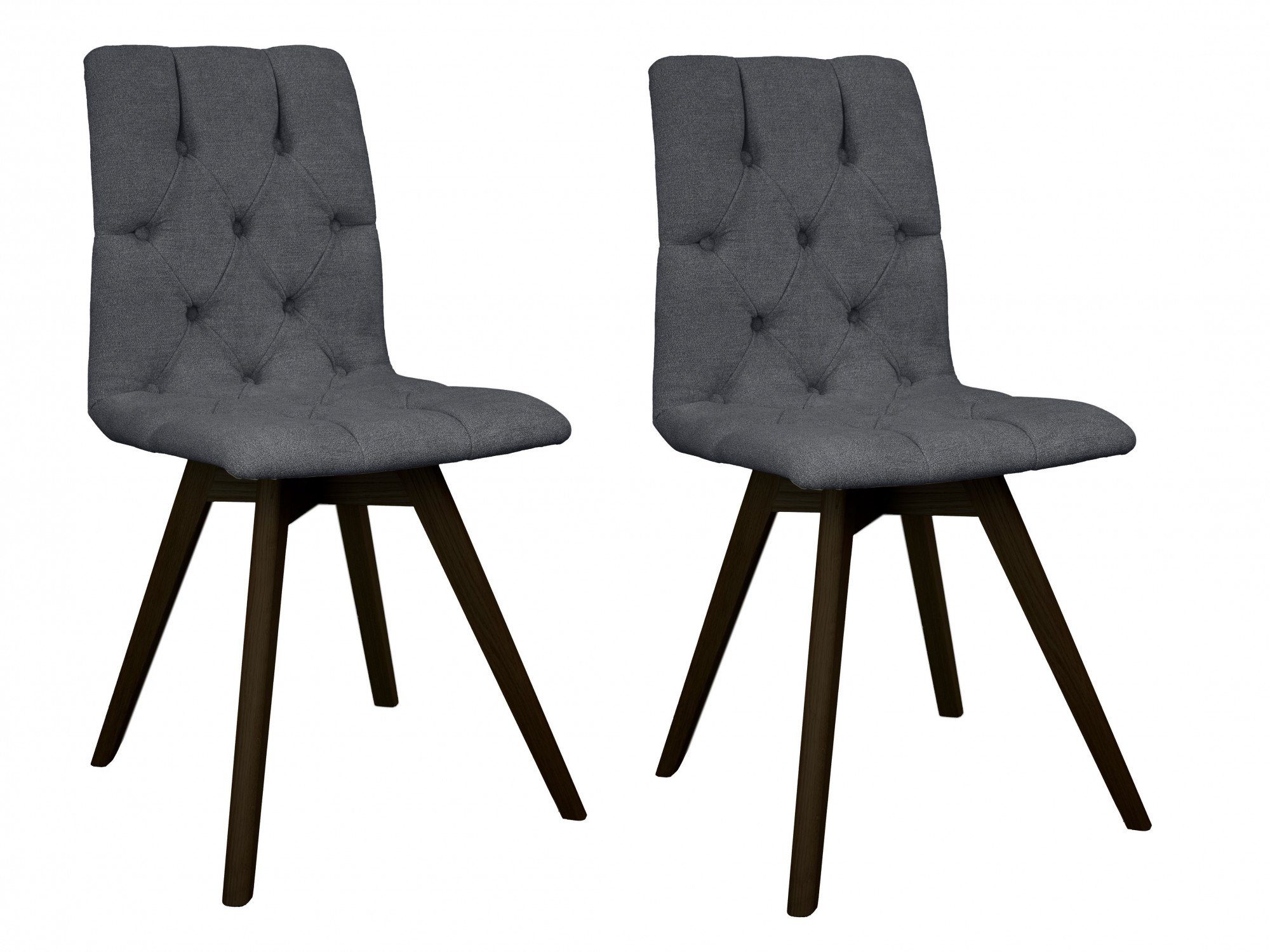 andas Esszimmerstuhl Rania (Set, 2 St), mit Massivholzbeinen