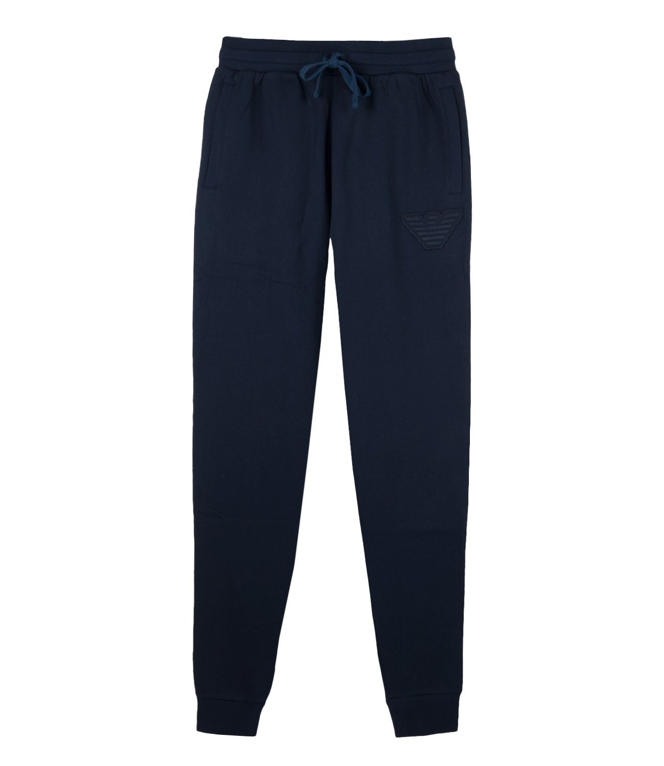 Emporio Armani Loungehose Sweat long Trousers mit gewebtem Zugband 1A571-111690-00135 marine