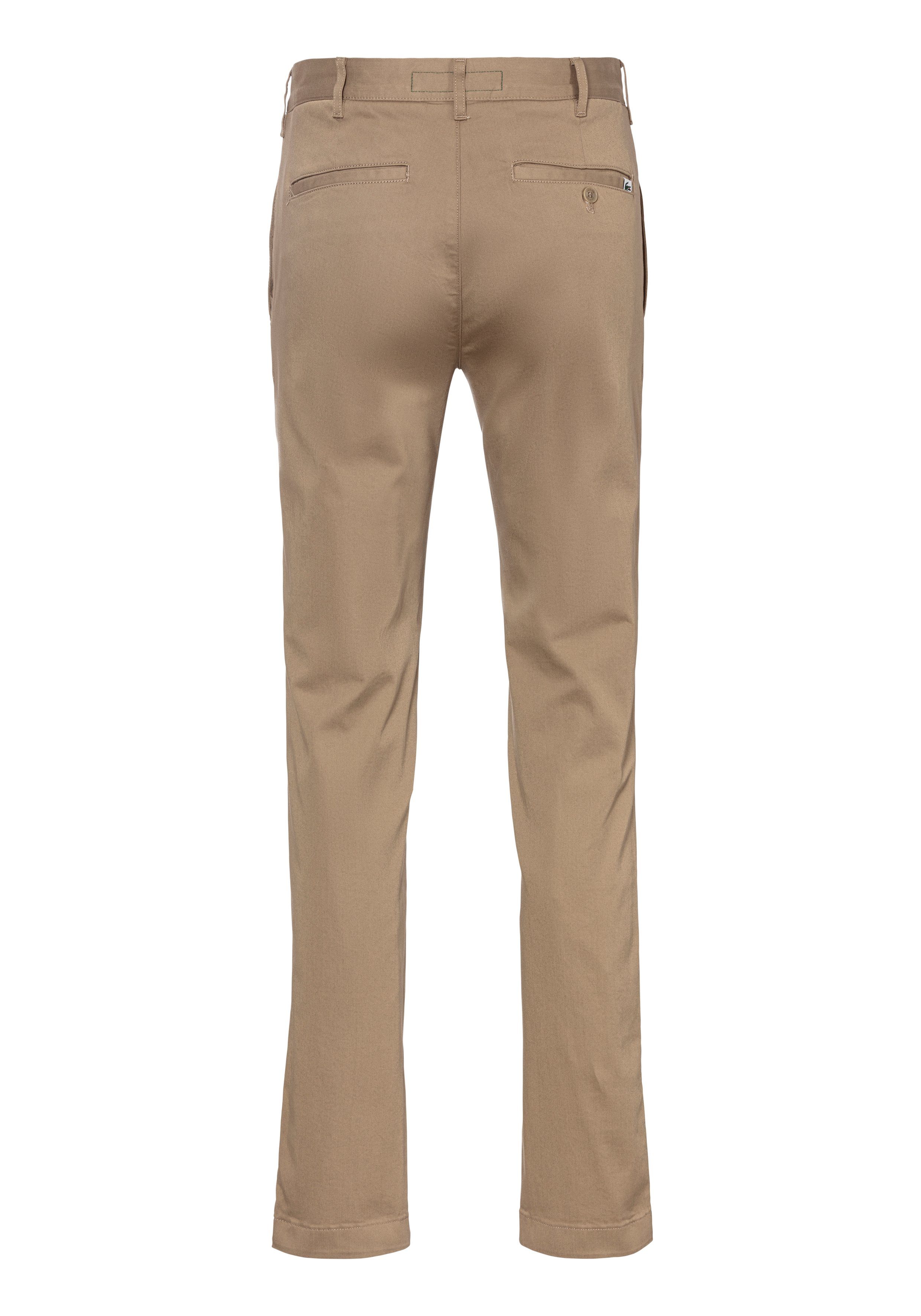 Lacoste Chinohose mit Gürtelschlaufen günstig online kaufen