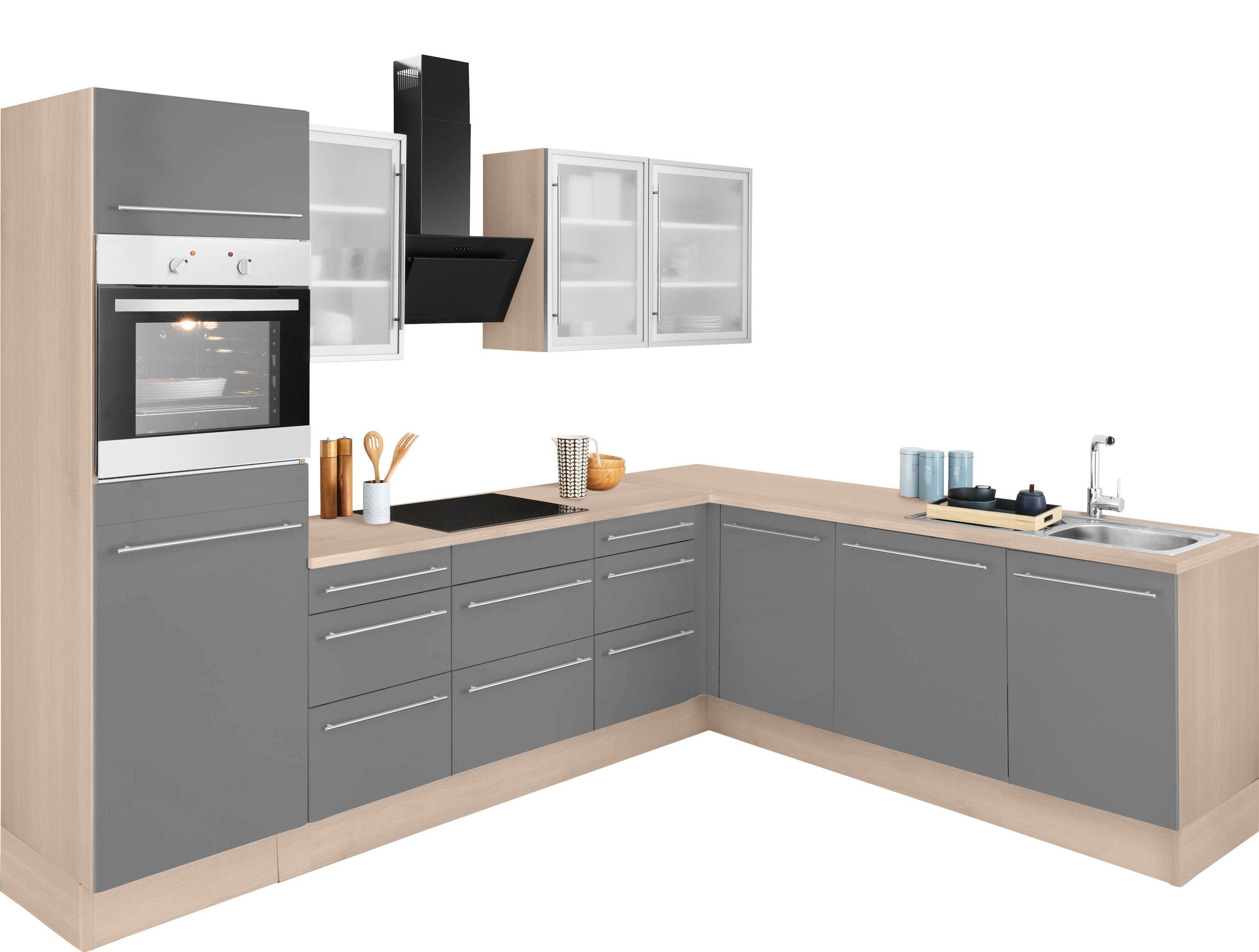 OPTIFIT Winkelküche Bern, Stellbreite 285x225 cm, wahlweise mit E-Geräten