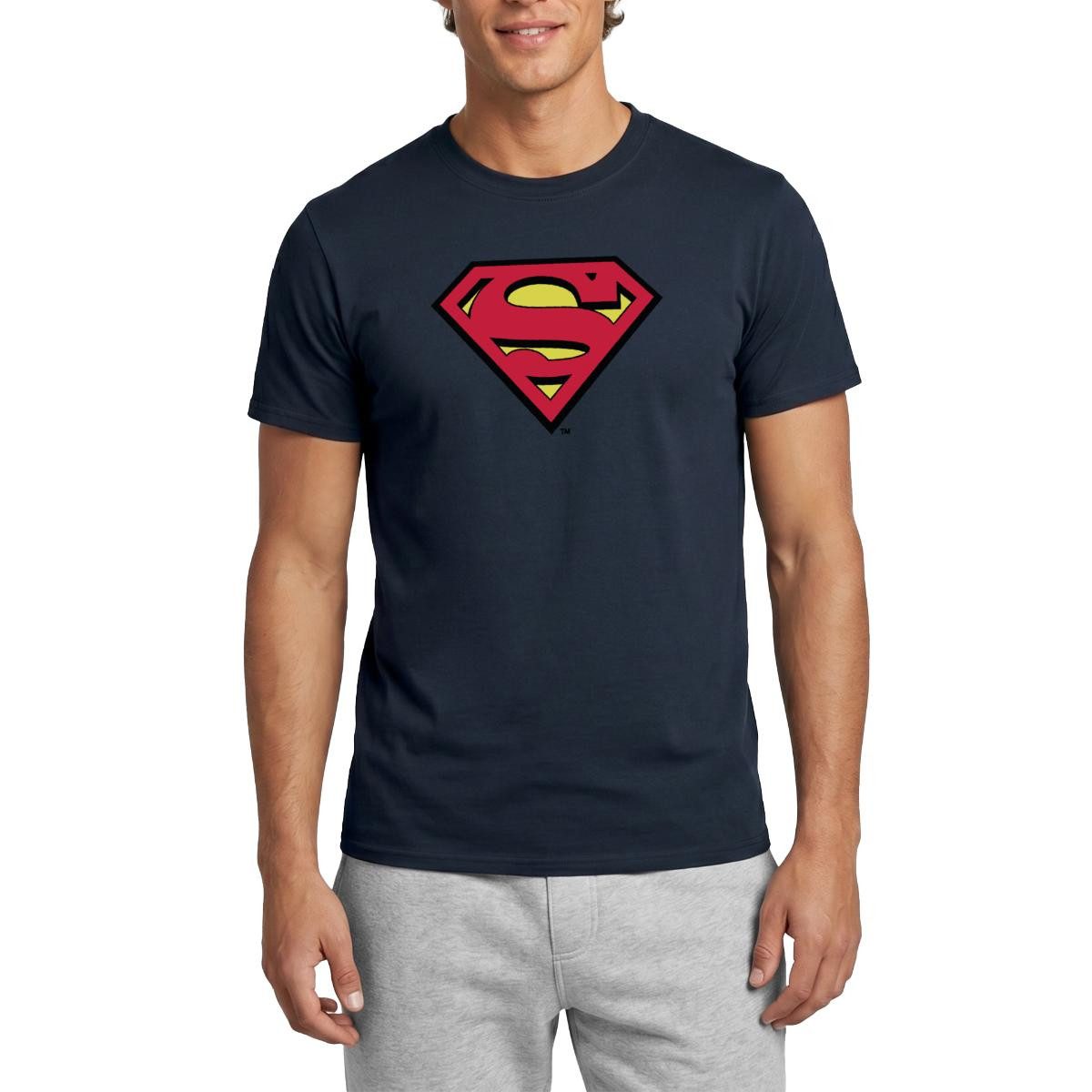 T-Shirt DC Comics Superman Logo Original Karneval Männer T-Shirt