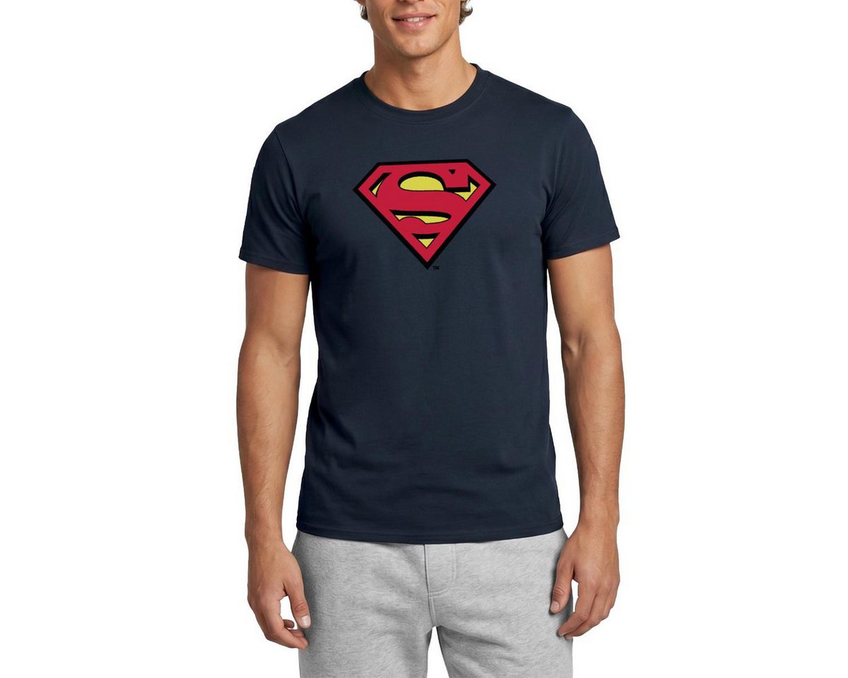 Spreadshirt T-Shirt DC Comics Superman Logo Original Karneval Männer T-Shirt (1-tlg)