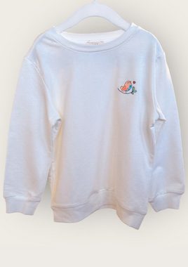 Noah's Ark Sweatshirt Pullover für Kinder Weiß aus Baumwolle 100% Baumwolle, in Unifarben
