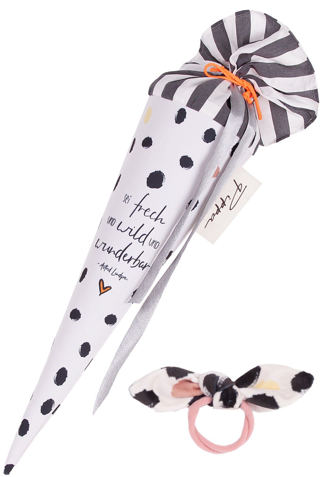 coopz Schulrucksack Schultüte klein Pippa 50cm mit Haarschleife