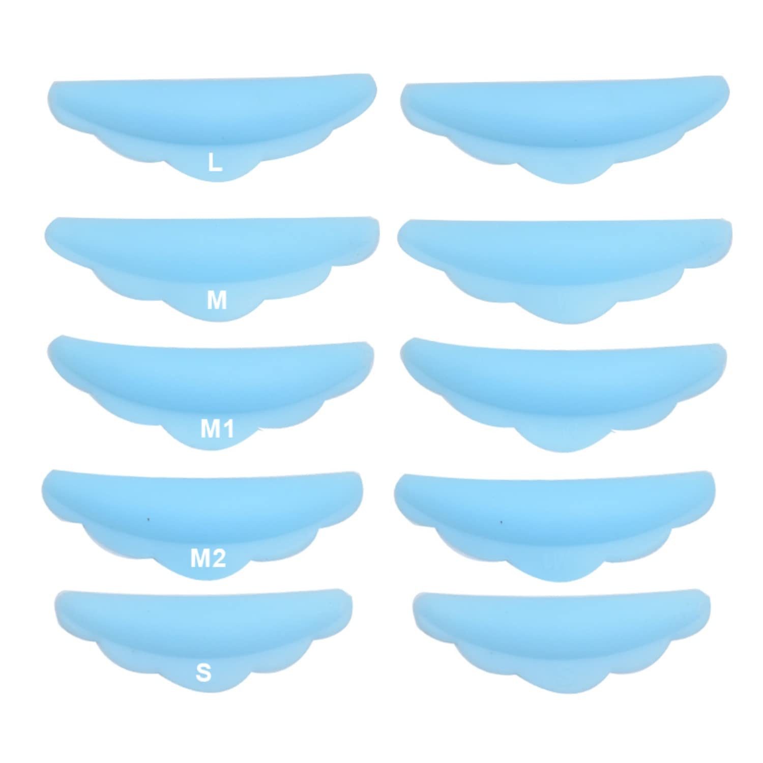 P-Beauty Cosmetic Accessories Einzelwimpern Silikon Pads Wimpernlifting Lashlifting Wimpernwelle Color 10 Stück