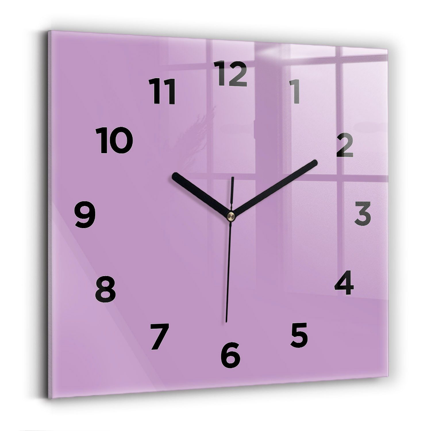 Tulup Wanduhr Glasuhr Modernistische Glaswanduhr 30x30cm günstig online kaufen