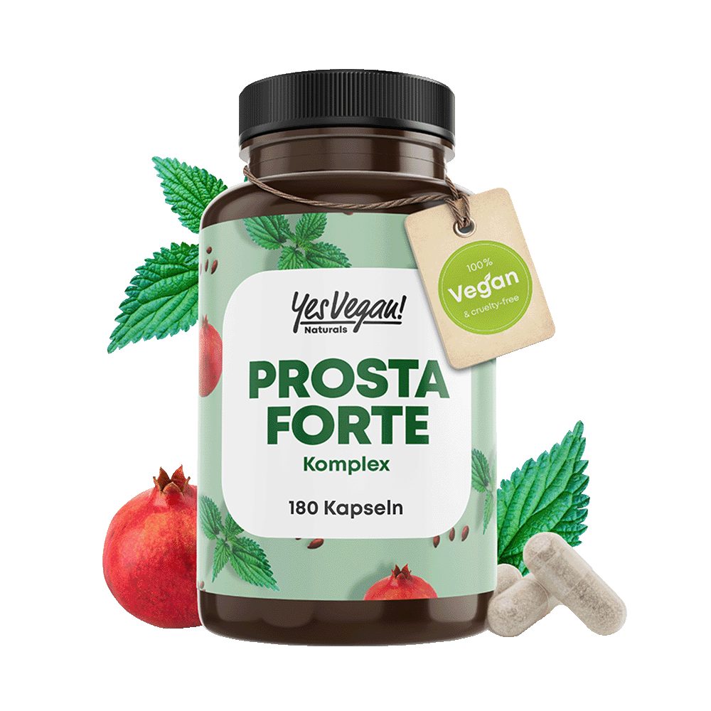 Yes Vegan Prosta Forte Komplex mit Kürbiskern, Brennnessel & Selen Kapseln, 1 St., 98 g