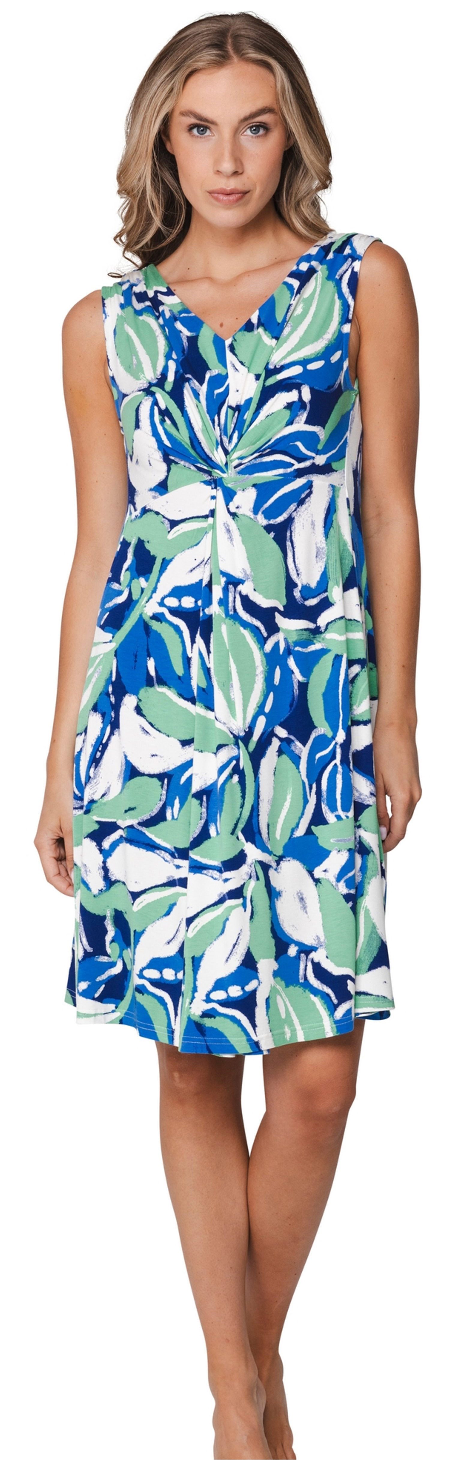 Pastunette Sommerkleid Damen Jerseykleid ohne Arm (1-tlg) Modisches Design