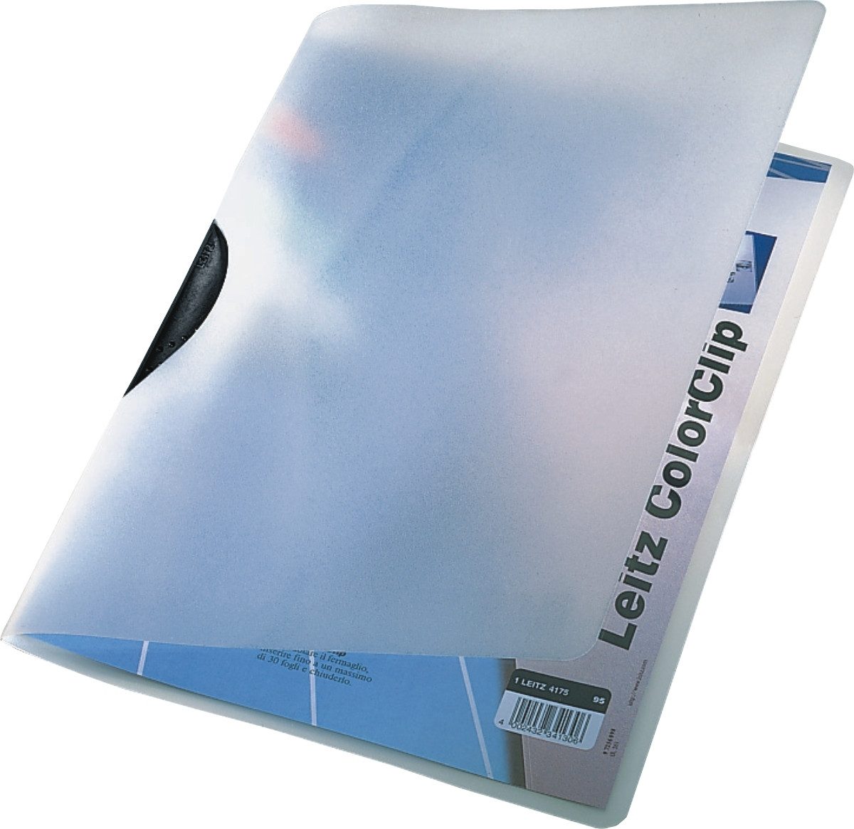 LEITZ Hefter Cliphefter ColorClip A4 ca. 30 Blatt schwarz