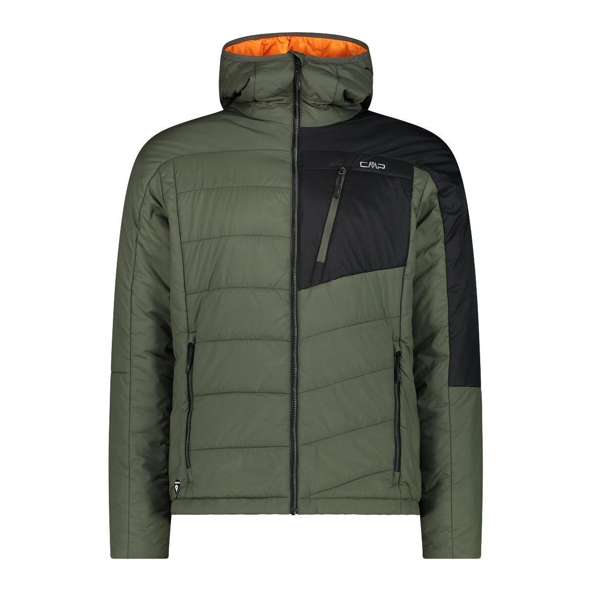 CMP Steppjacke MAN Jacket FIX Hood Atmungsaktive, kompressionsbeständige Jacke mit PrimaLoft®