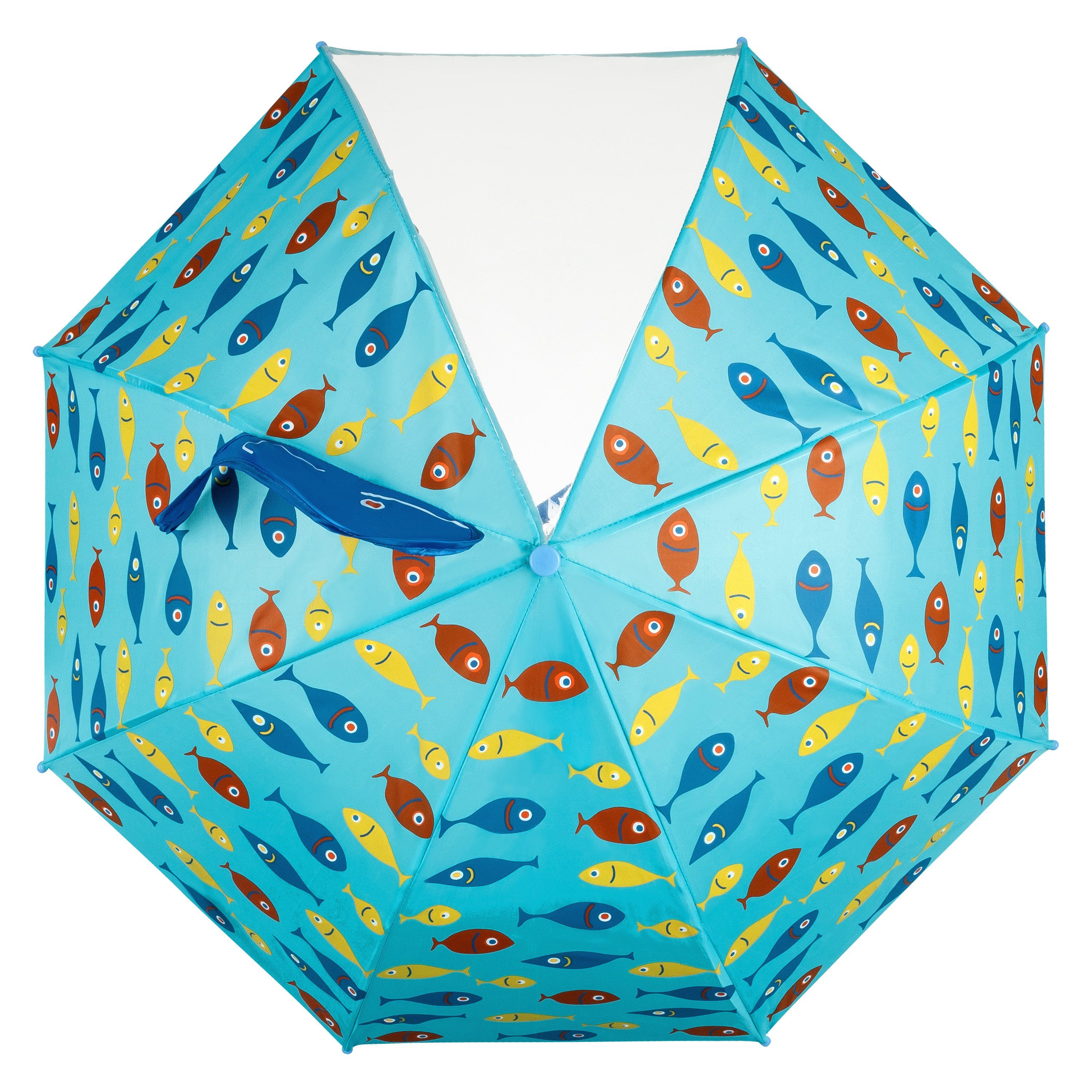 Spielzeug Kinder-Regenschirme von Lilienfeld Stockregenschirm VON LILIENFELD Regenschirm Kinderschirm Fische Meer Fischschwarm K