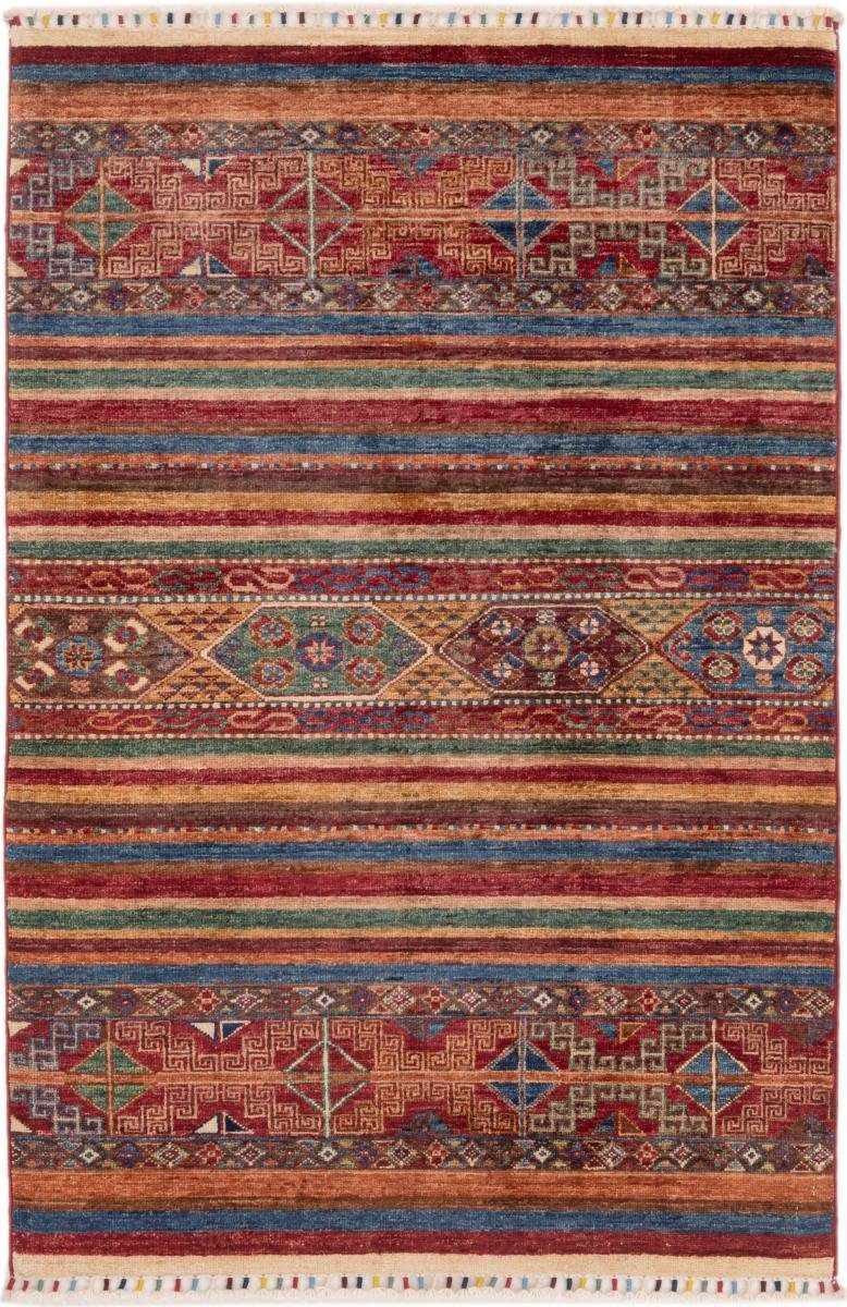 Orientteppich Arijana Shaal 95x148 Handgeknüpfter Orientteppich, Nain Trading, rechteckig, Höhe: 5 mm