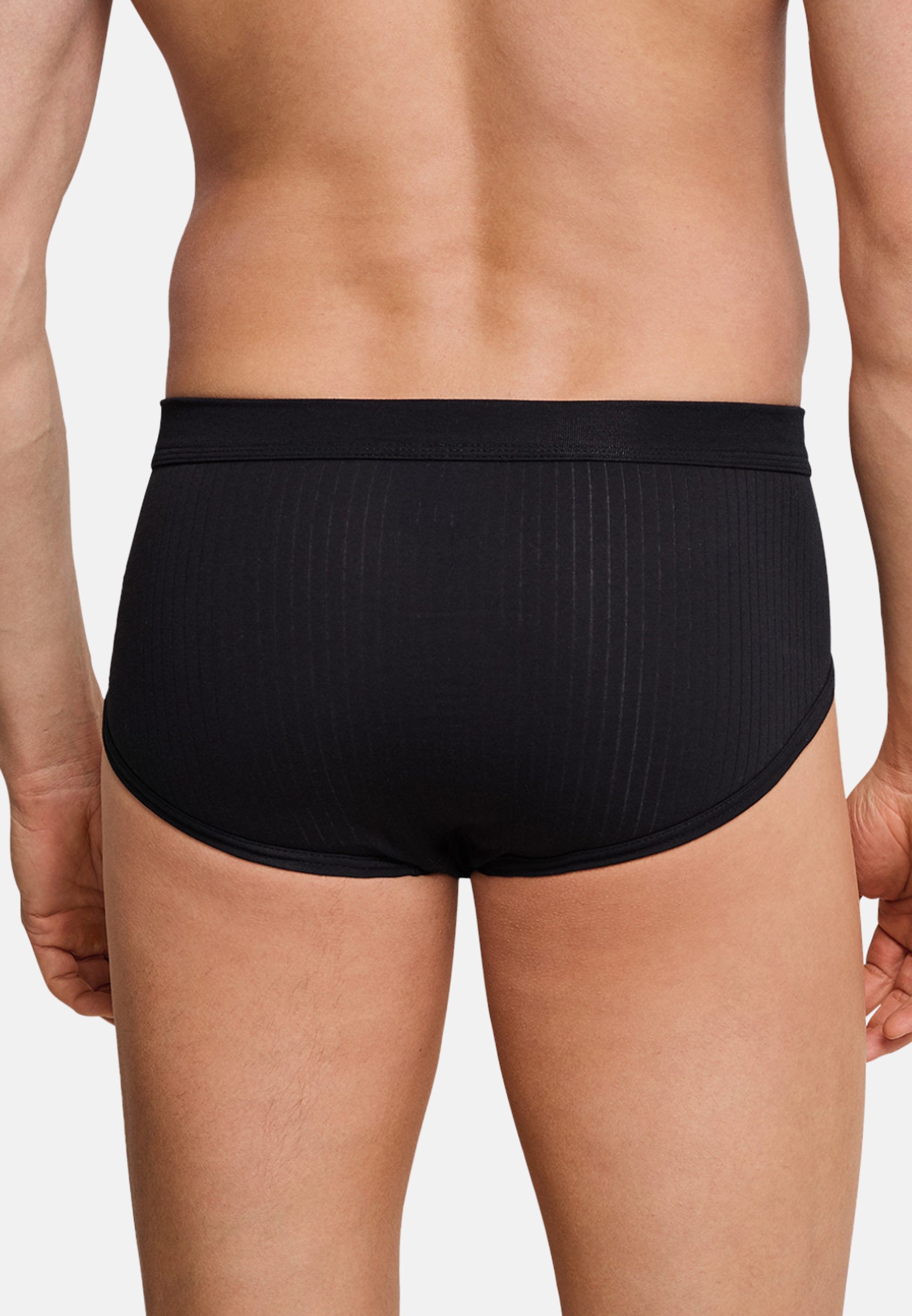 Schiesser Slip 6er Pack Cotton Essentials Authentic (Spar-Set, 6-St) Slip / Unterhose - Baumwolle - mit Eingriff - Atmungsaktiv