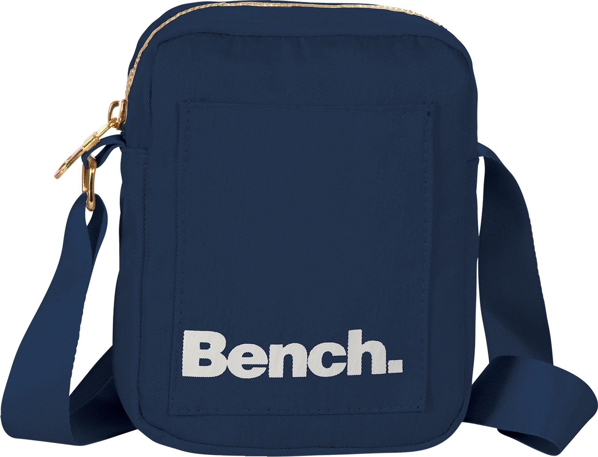 Bench. Umhängetasche Bench Unisex Umhängetasche Nylon (Umhängetasche), Damen, Herren Umhängetasche Nylon, dunkelblau ca. 14cm x ca. 19cm