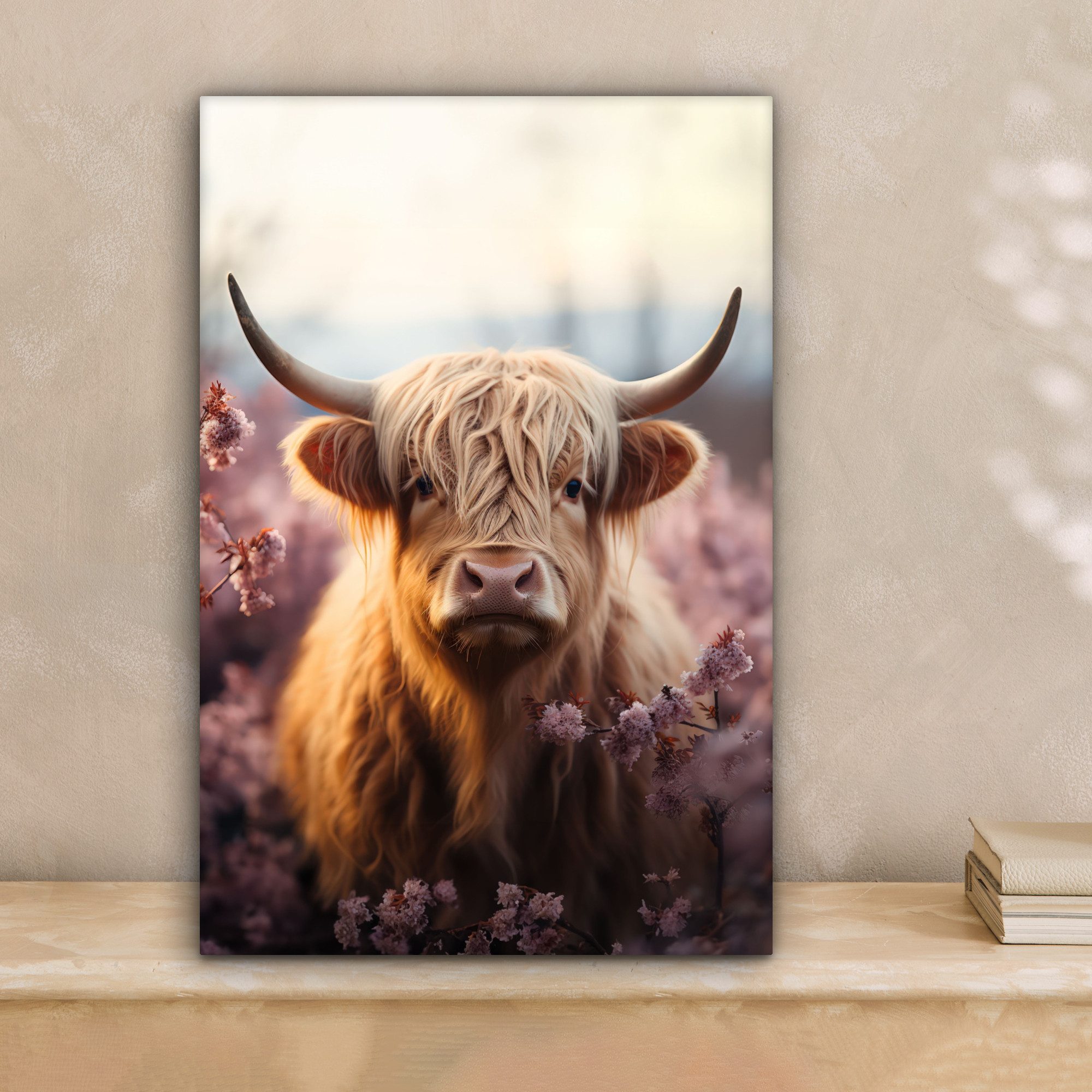 OneMillionCanvasses® Leinwandbild Schottischer Highlander - Tierporträt günstig online kaufen