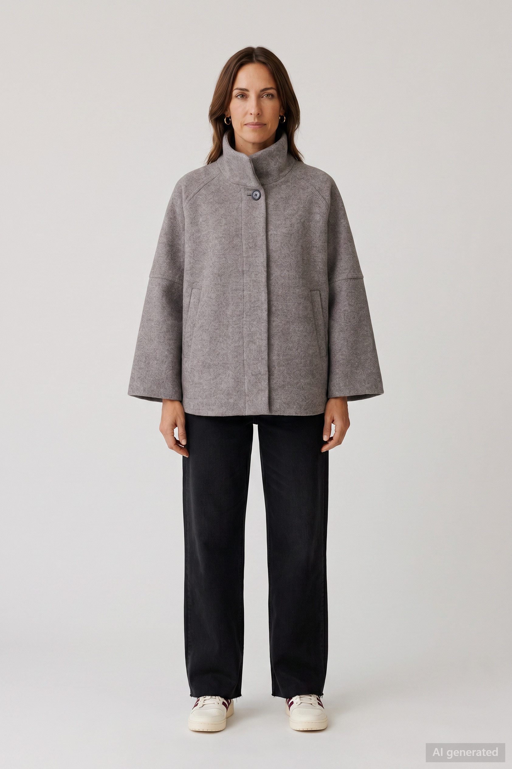 Barbara Lebek Wolljacke warme Jacke in modernem Stil
