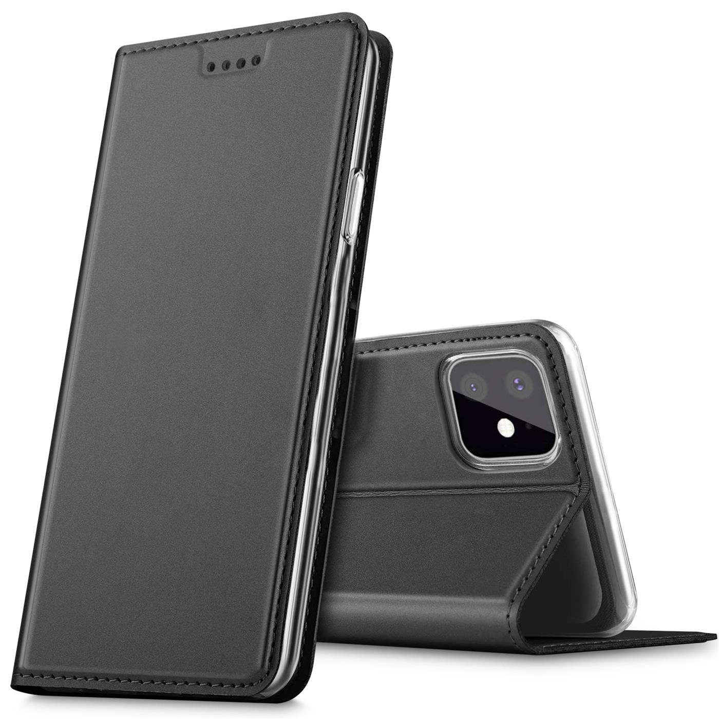 CoolGadget Handyhülle Magnet Case Handy Tasche für Apple iPhone 11 6,1 Zoll, Hülle Klapphülle Ultra Slim Flip Cover für iPhone 11 Schutzhülle