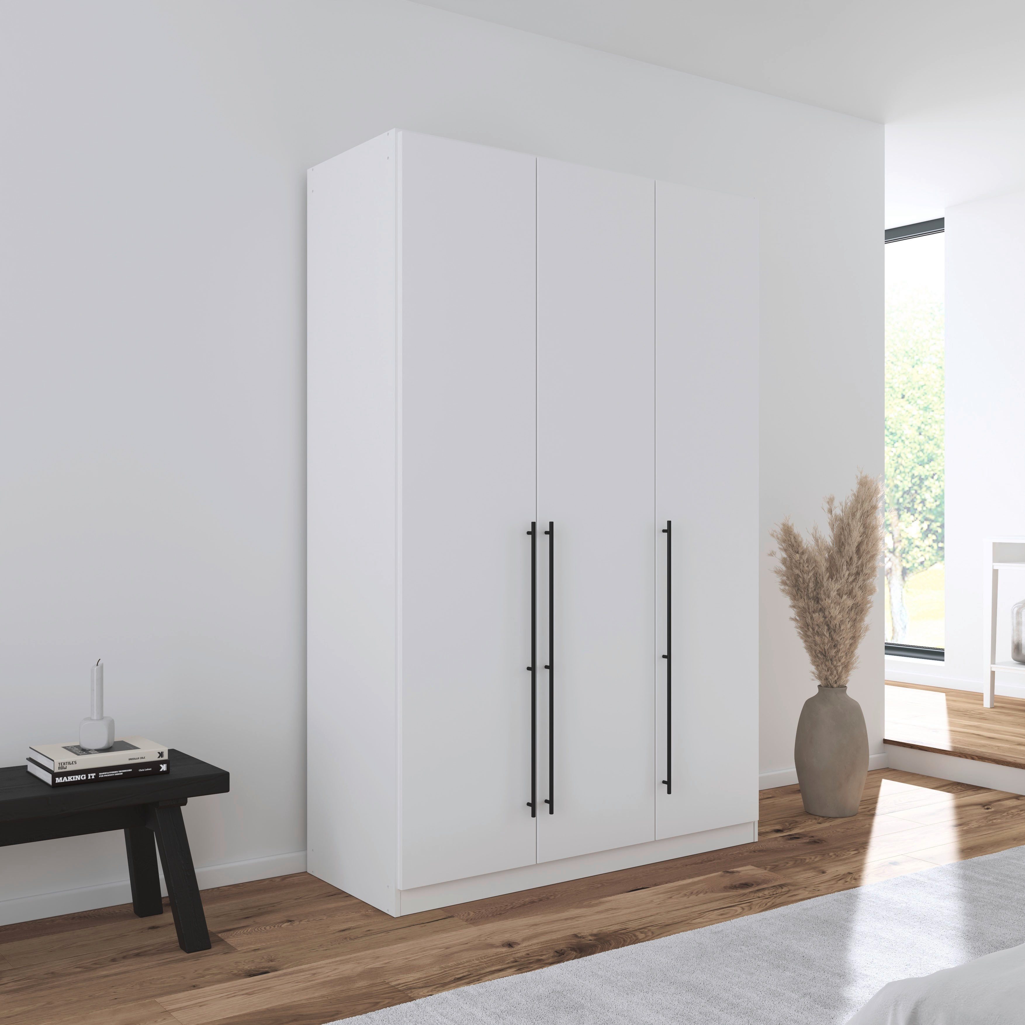 OTTO home Kleiderschrank Mehrzweckschrank Aktenschrank Möbel Mietswohnung Schlafzimmer AVOLA (3 verschiedene Ausstattungen BASIC/CLASSIC/PREMIUM (inkl. SOFT-CLO – Bild 2 von 5