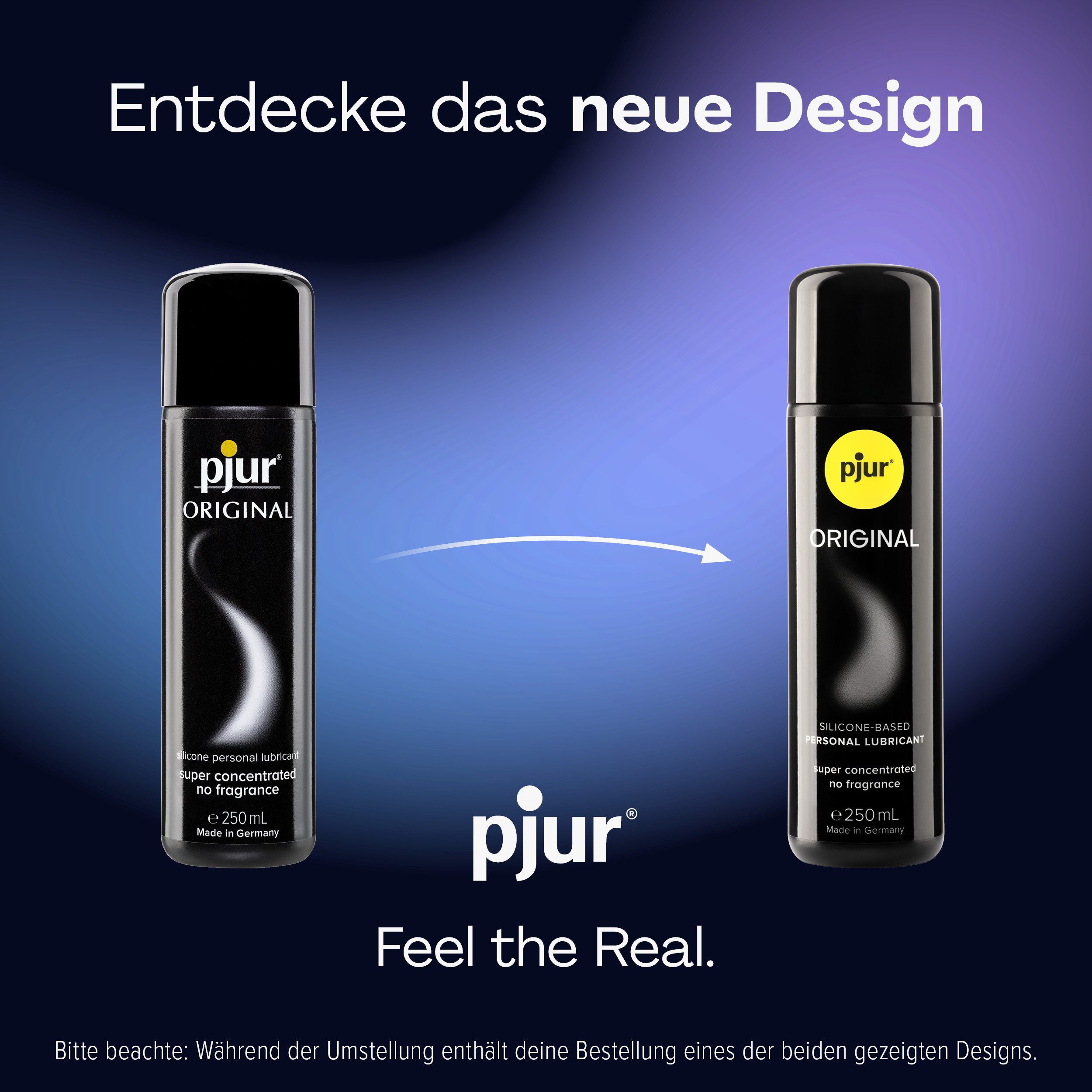 pjur Gleitgel Original Super Concentrated - 250ml - auf Silikonbasis, extrem lange Gleitfähigkeit - für Massagen geeignet - Made in Germany – Bild 2 von 2