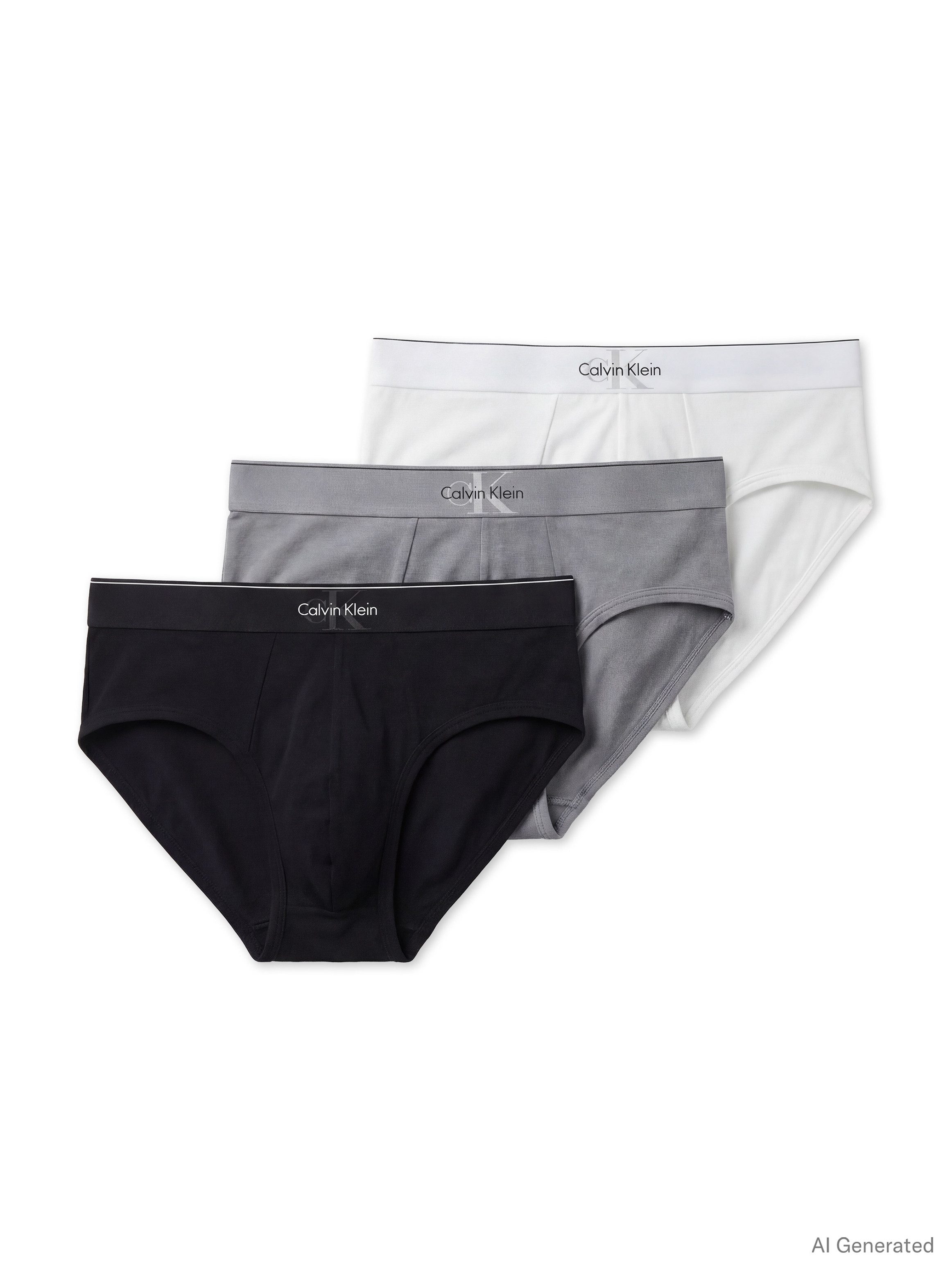 Calvin Klein Underwear Slip HIP BRIEF 3PK (Packung, 3er-Pack) Körpernahe Passform