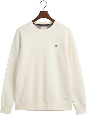 Gant Sweatshirt REG SHIELD C-NECK SWEAT mit Logostickerei auf der Brust