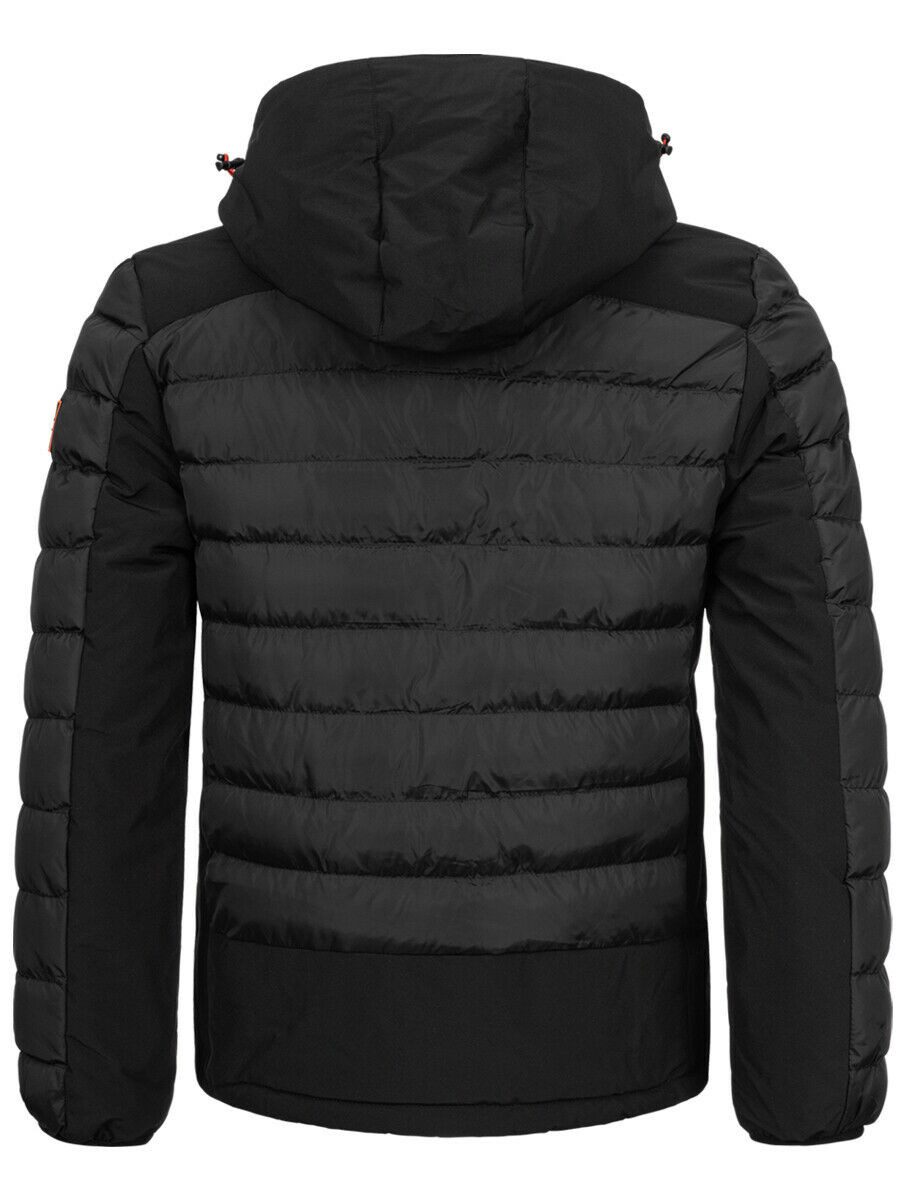 Geographical Norway Parka Winter Jacke Parka Steppjacke Kapuze Kapuzenjacke Parka Outdoor Stepp – Bild 3 von 3