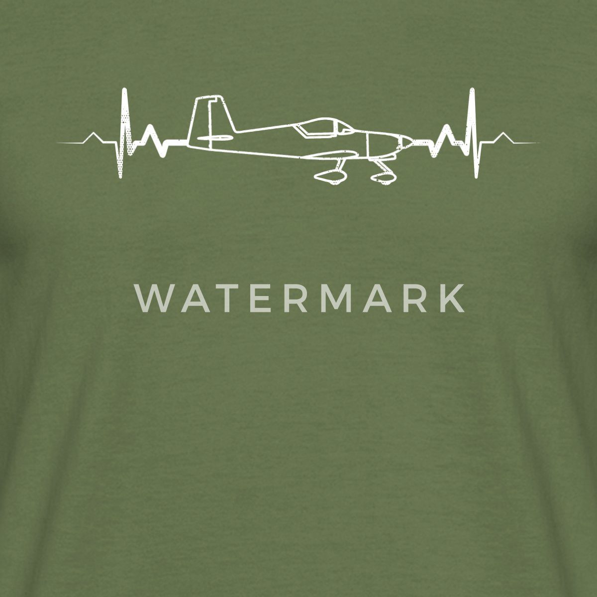 Spreadshirt T-Shirt Flugzeug Geschenk Pilot Herzschlag günstig online kaufen