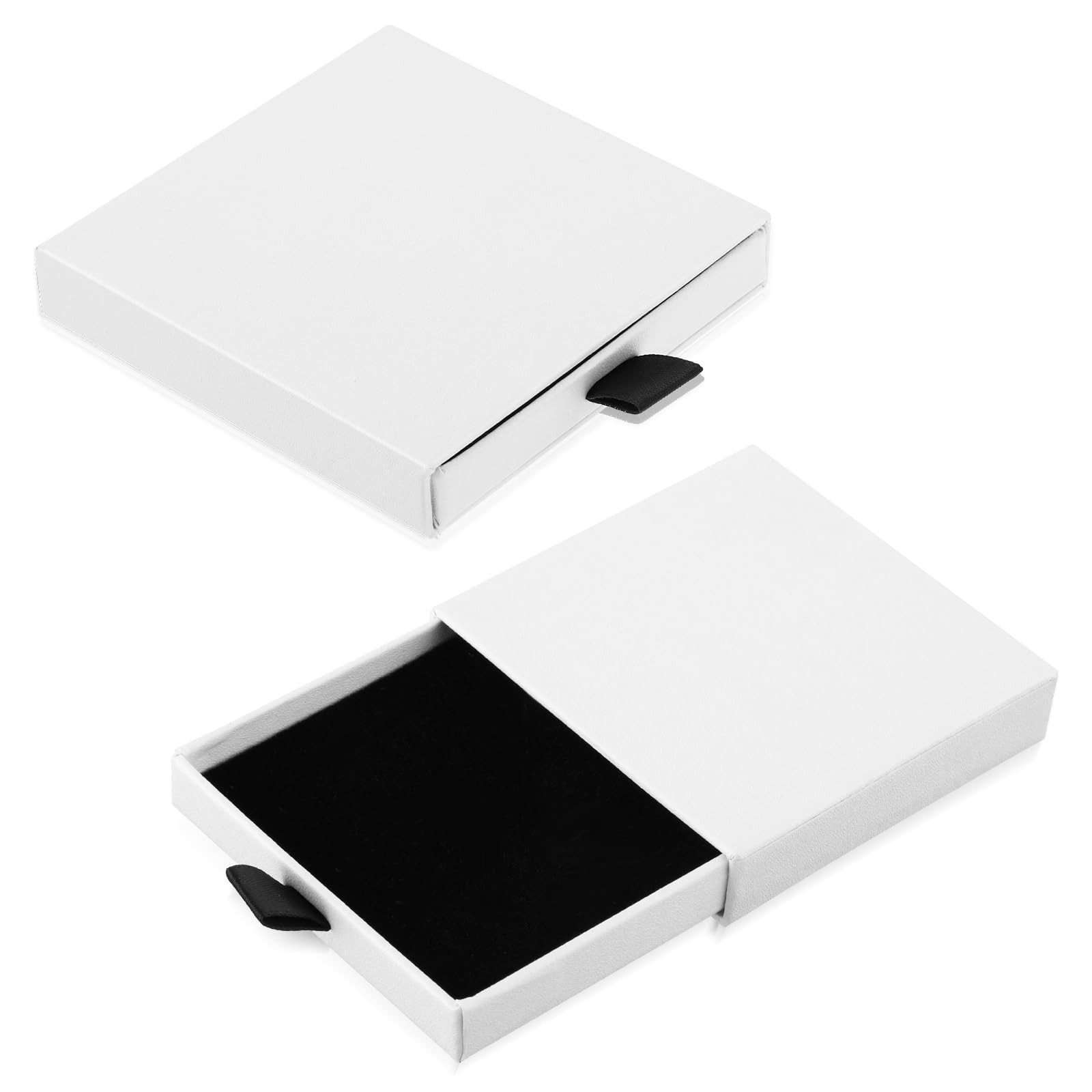 FOUORTUNATE-BEE Geschenkbox 2-teiliges Schmuck-Geschenkset, weiße Box für Armband & Halskette (2 St)