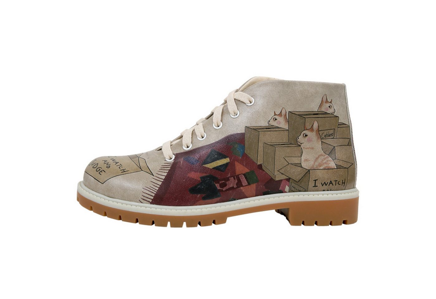 DOGO Shortcut Boots I Watch And Judge Damen Stiefeletten Stiefel Handgefertigt