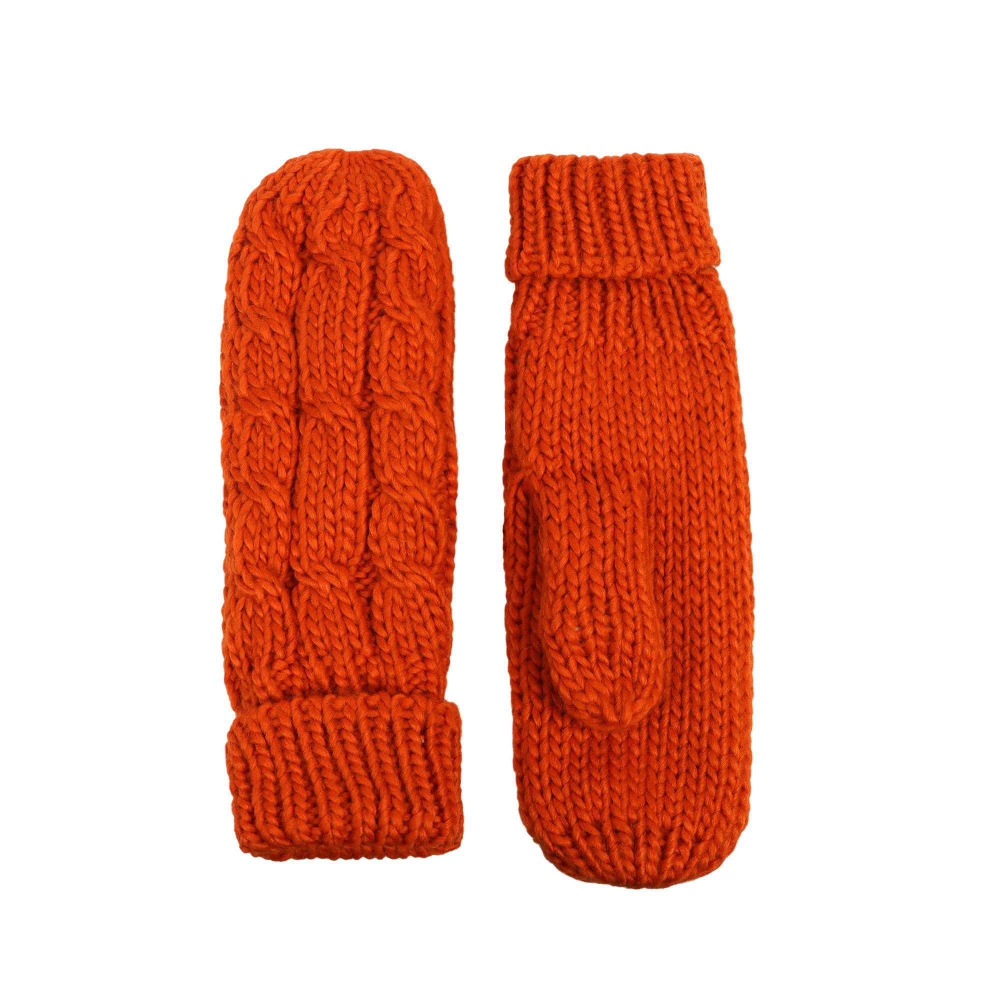 ZEBRO Fäustlinge Strickfäusling