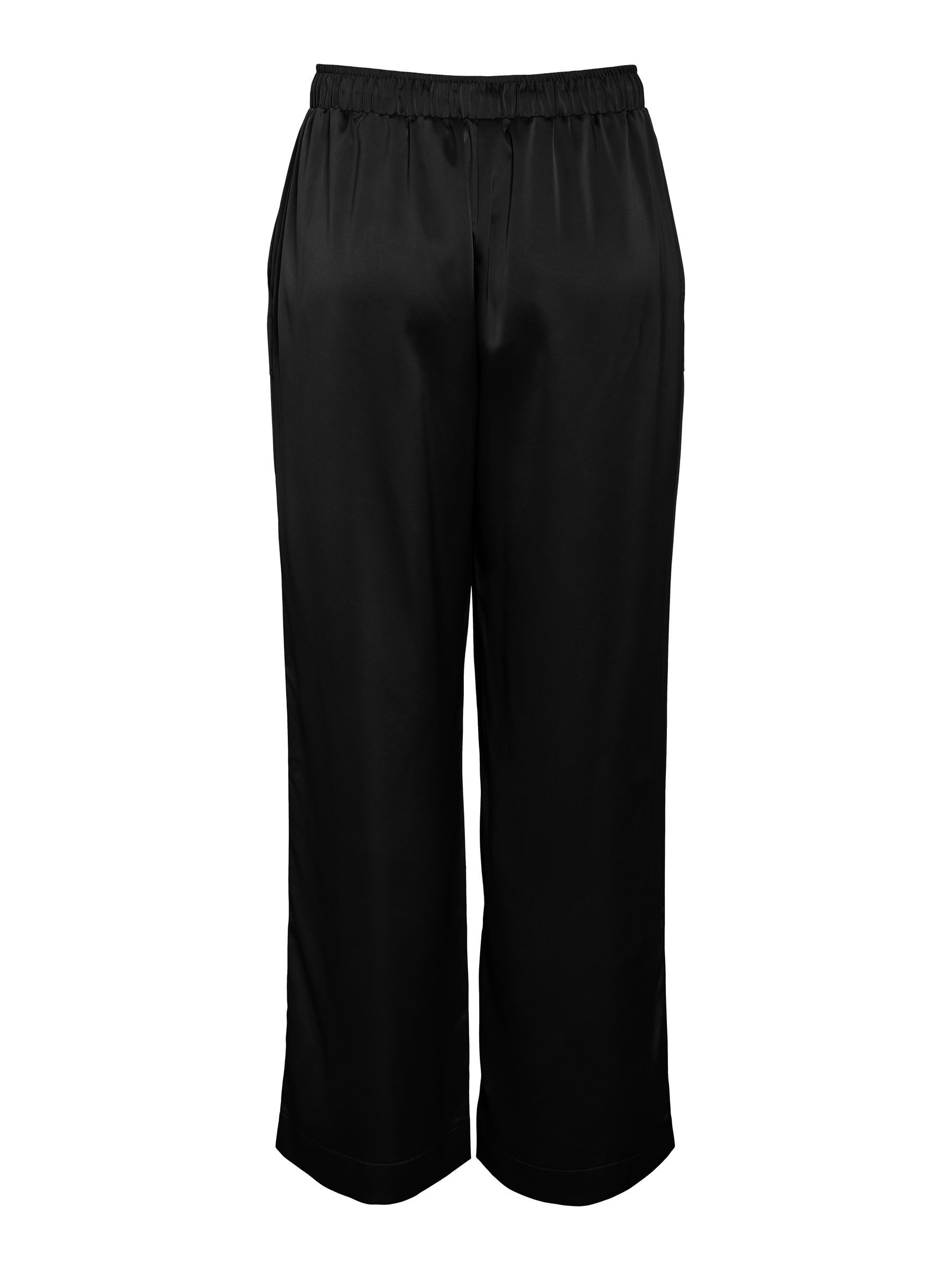 Noisy may Stoffhose Leichte mit Kordelzug und Taschen, weit geschnitten für Damen Normal Fit unifarben windabweisend durchgehend casual-Style