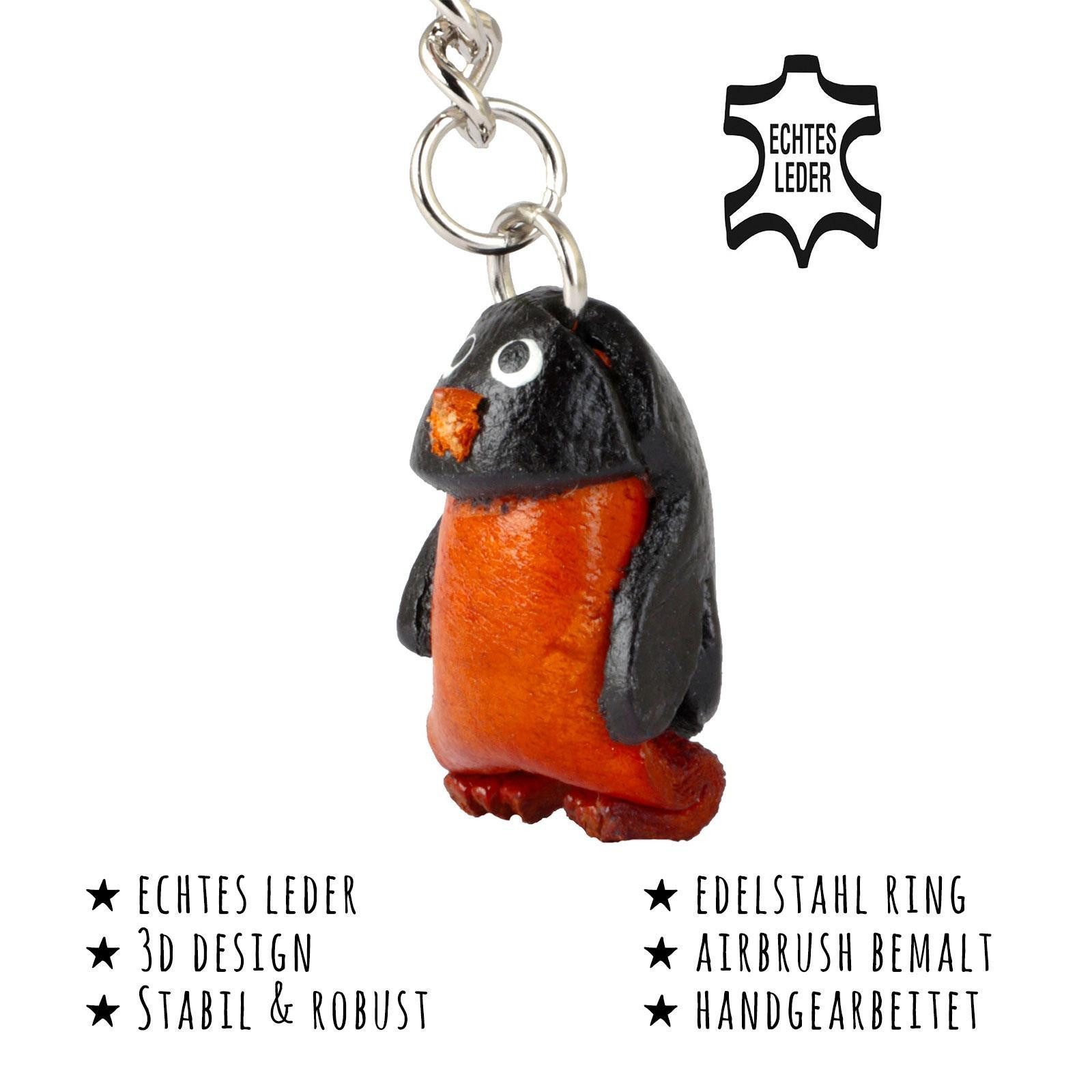 Monkimau Schlüsselanhänger Set Pinguin Schlüsselanhänger aus Leder