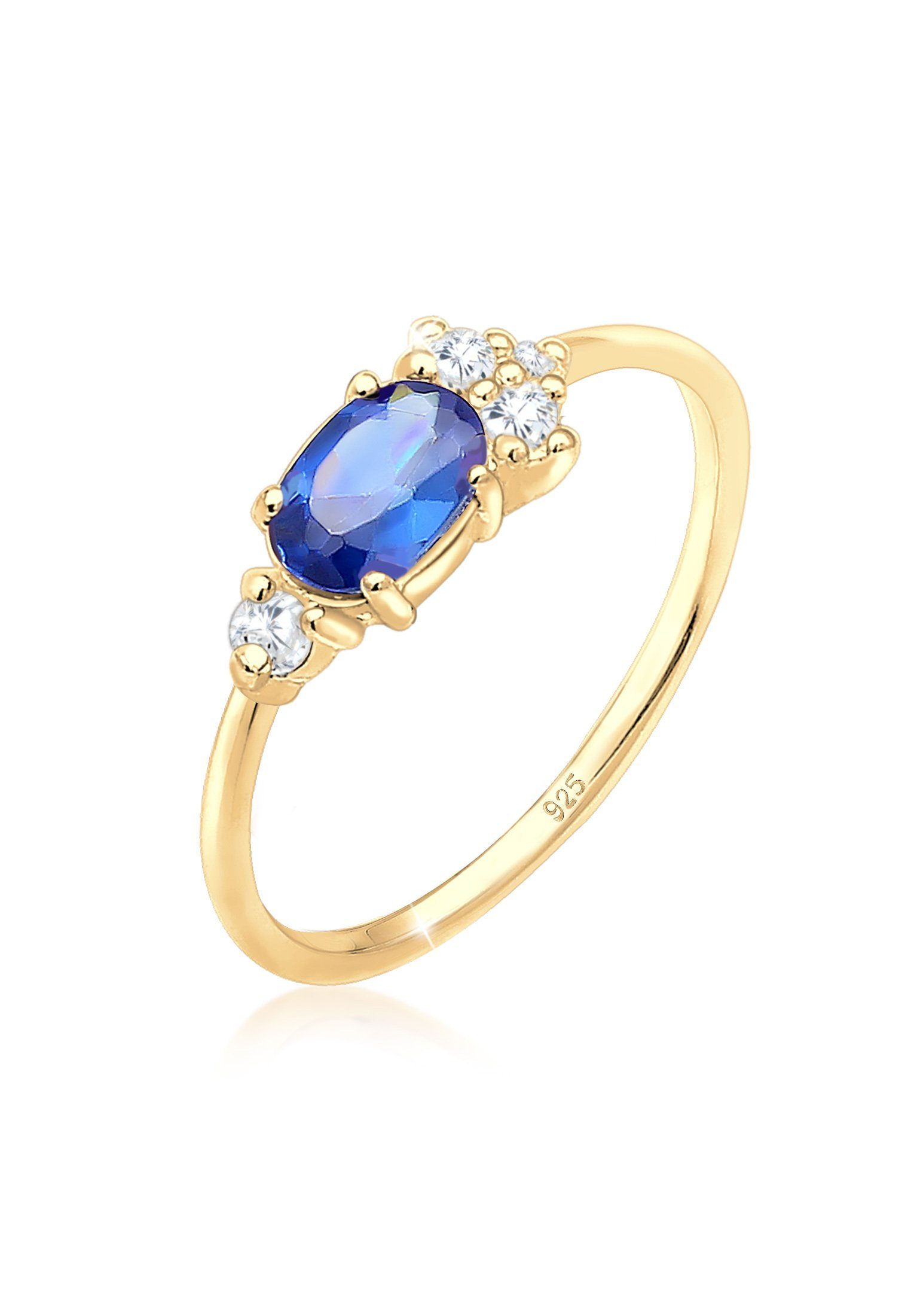 Elli Premium Verlobungsring Zirkonia Synthetischer Rubin günstig online kaufen