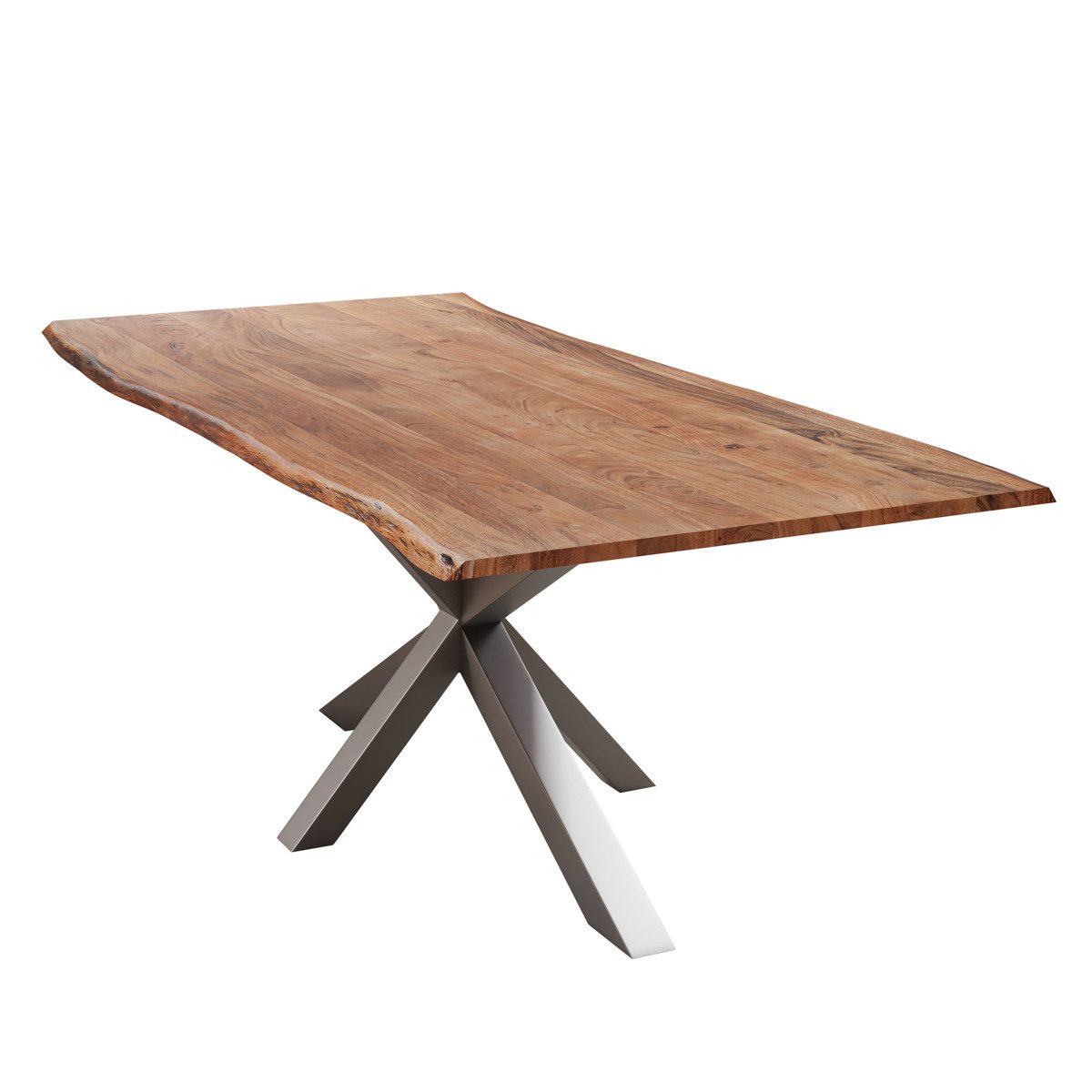 Liadomo Baumkantentisch Isa, Akazie Massivholz, Platte mit natürlicher Baum günstig online kaufen