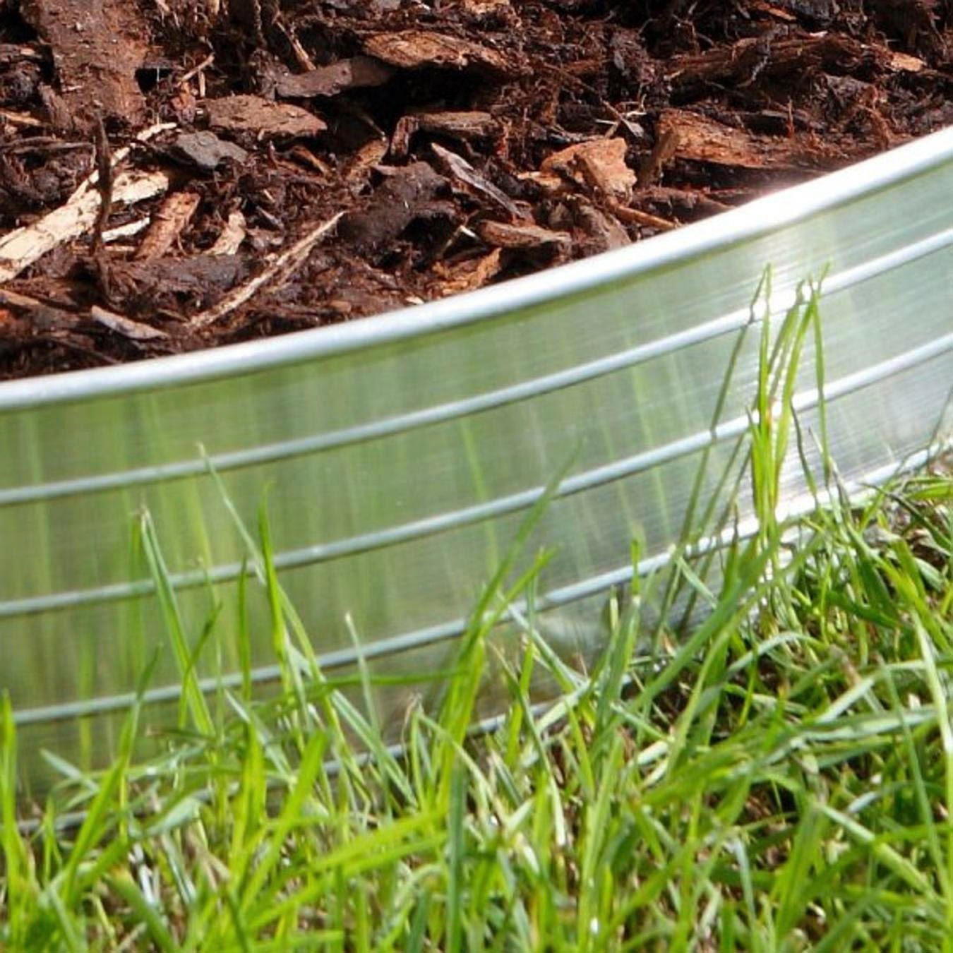 Beckmann Beetumrandung Alu-Einfassung BKZ2, LxH: 118x13 cm, 6er-Set