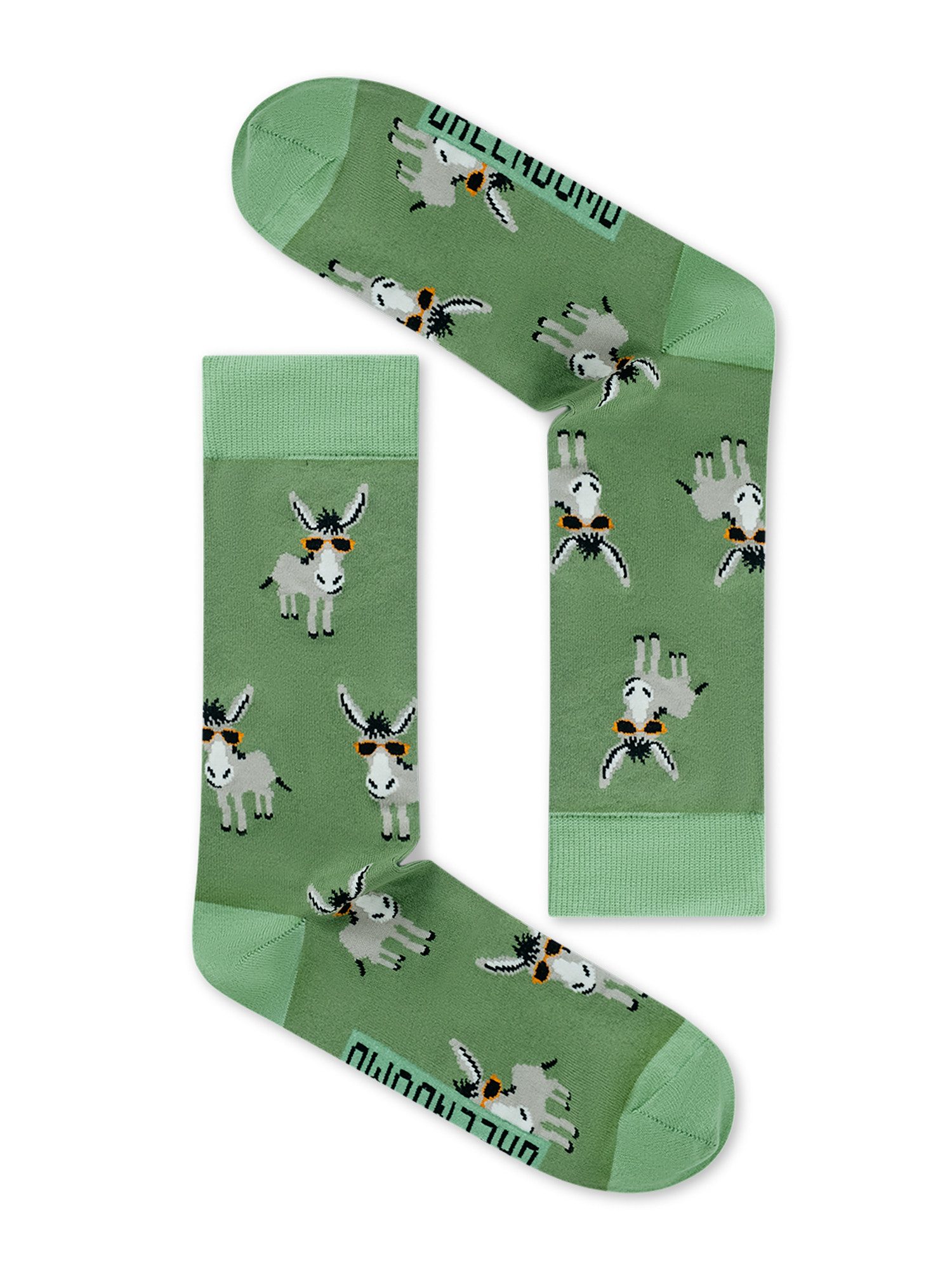 GreenBomb Socken Socks Funky Donkey Bio-Baumwoll-Mix, Polyamid, Elasthan, kreative Designs