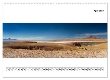 CALVENDO Wandkalender Chile Atacama Wüste - XXL Panoramen (Premium, hochwertiger DIN A2 Wandkalender 2023, Kunstdruck in Hochglanz)