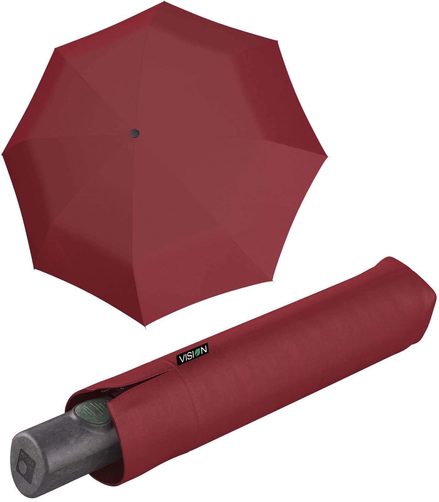 Knirps® Taschenregenschirm nachhaltiger, stabiler Schirm für Damen und  Herren, die umweltfreundliche Neuheit