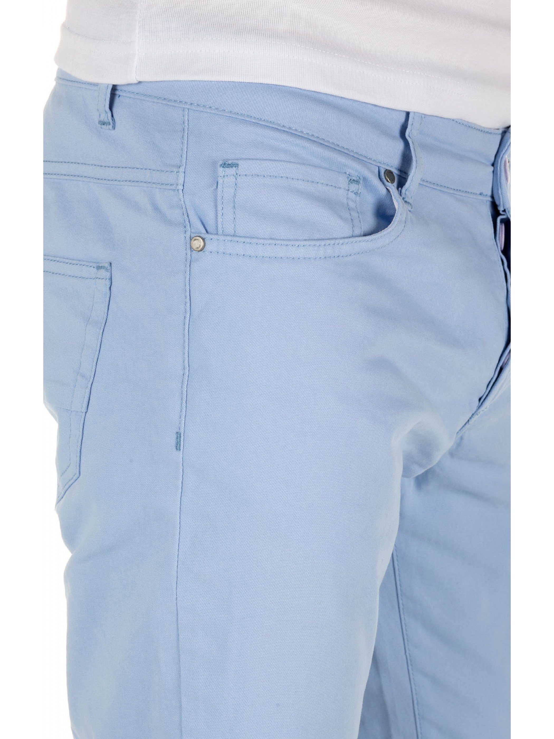 163922) blue Chinos Chino Pants Simon Yazubi Blau Simon (brunnera