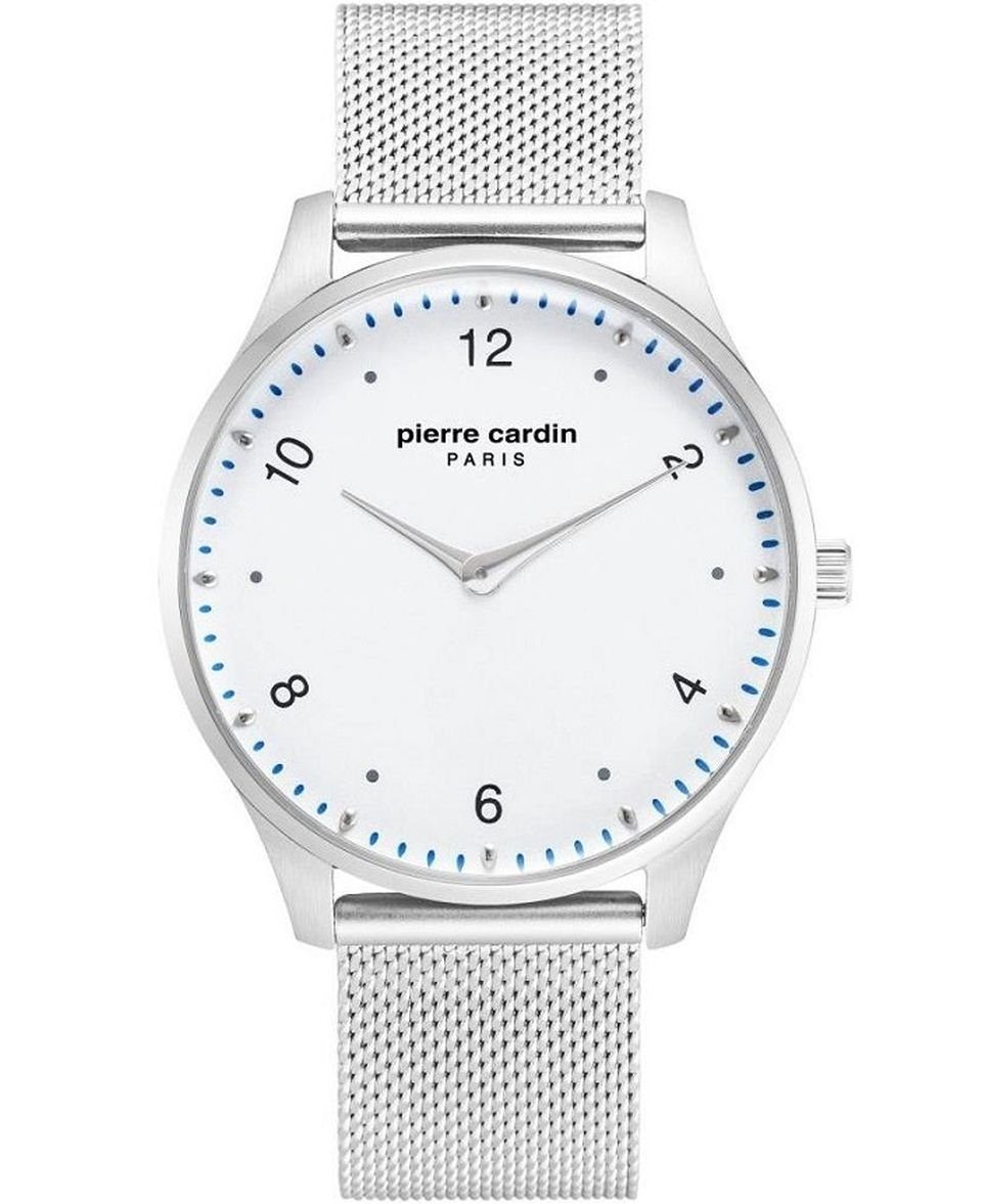 Montre Homme Pierre Cardin La Gloire Nouvelle PC902731F107 - Quartz Acier Inox - Cadran Gris 42 Mm - Neuve Avec étiquette