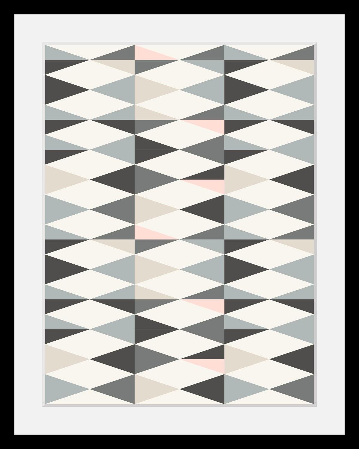 queence Bild abstrakte Kunst, Abstrakt, Figuren, Kunst, HD Premium Poster-Druck inkl. Holzrahmen. € 41,24