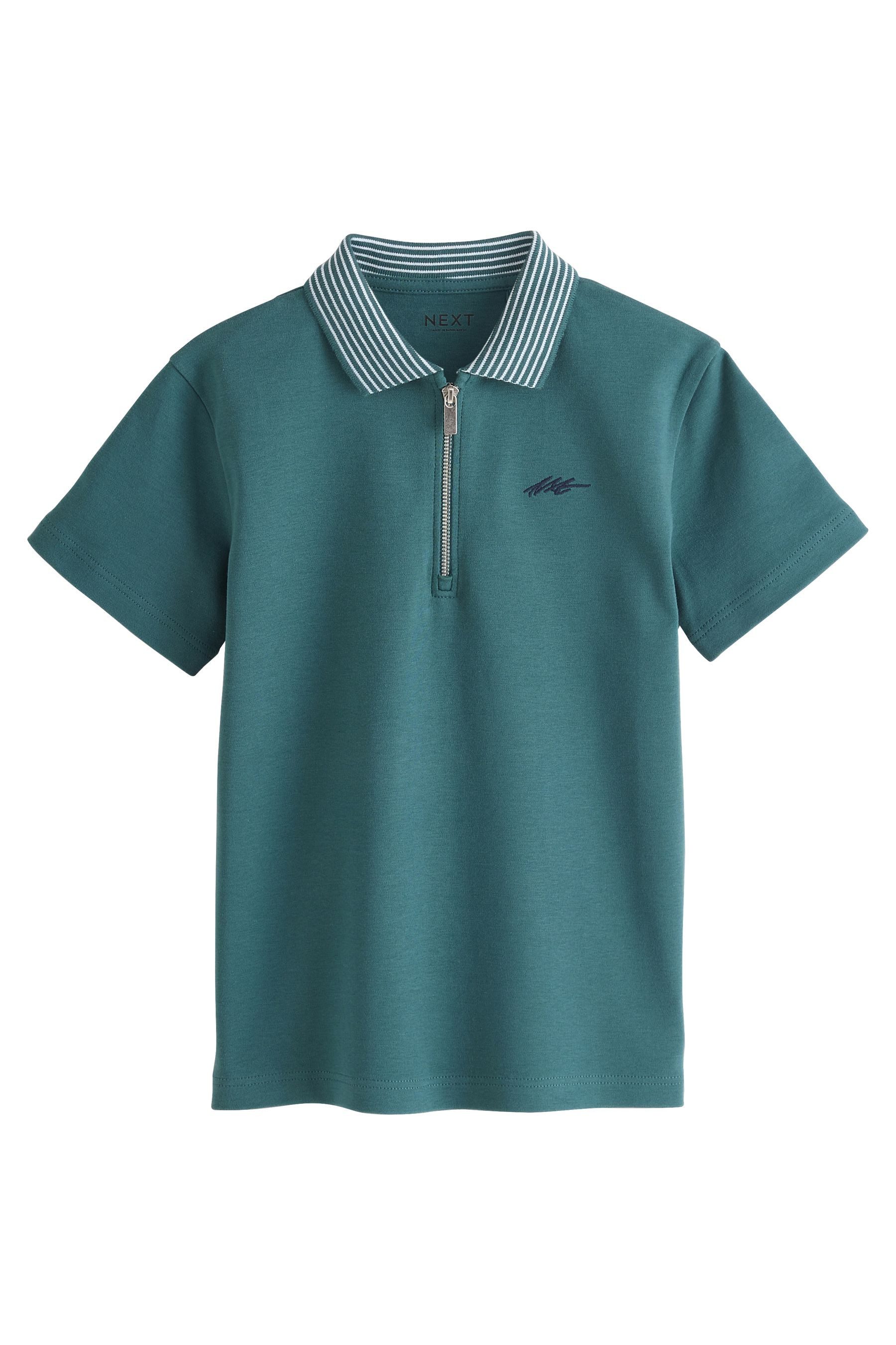 Next Poloshirt Kurzärmeliges Poloshirt aus Jersey (1-tlg)