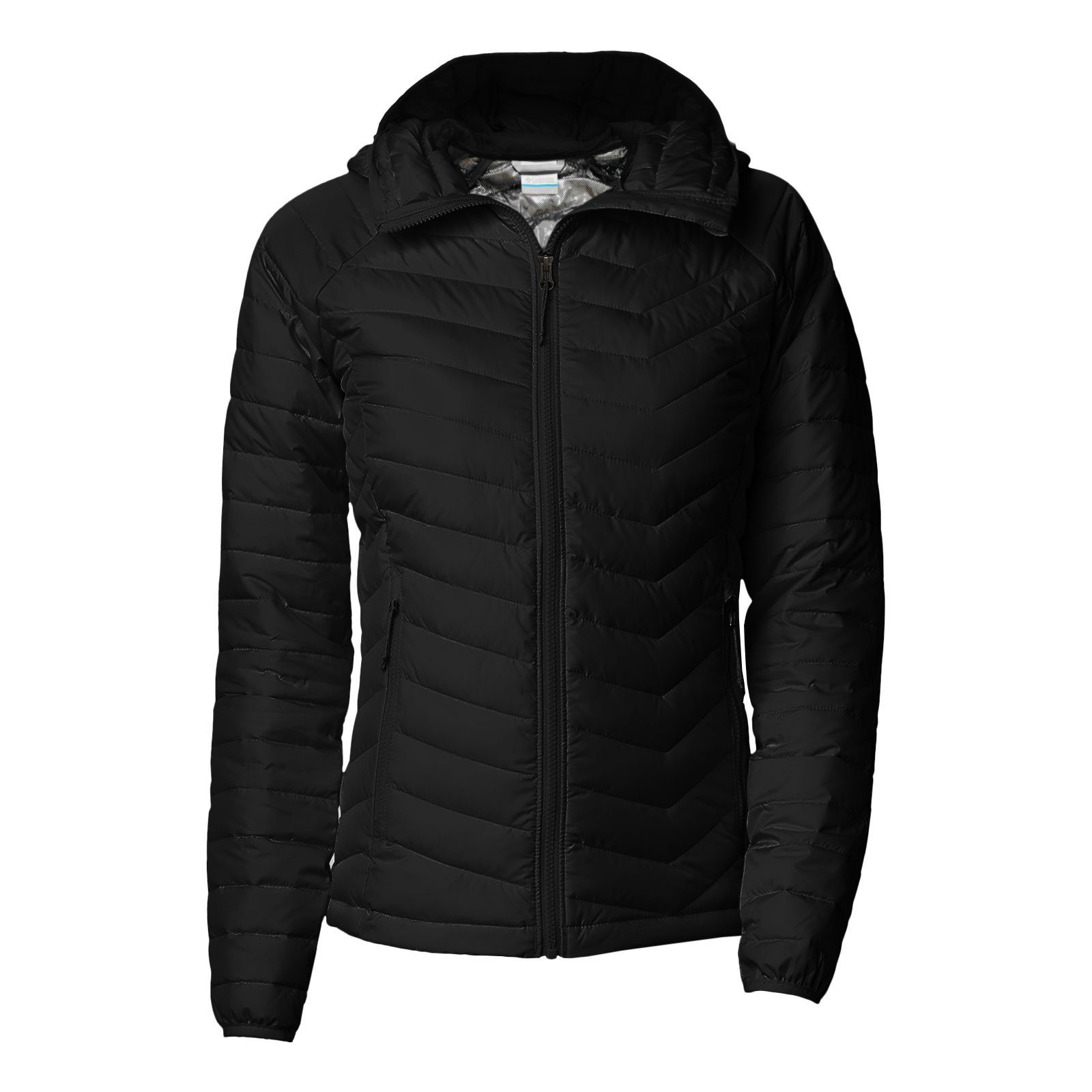 Columbia Steppjacke Powder Lite™ Hooded Jacket mit Kapuze 011 black