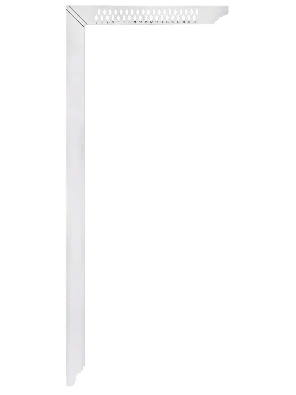 Connex Winkelmesser Connex Zimmermannswinkel 700 mm mit Anreißlöchern