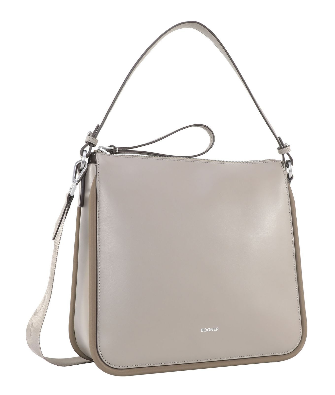BOGNER Schultertasche Hobo Bag, aus echtem Rindsleder