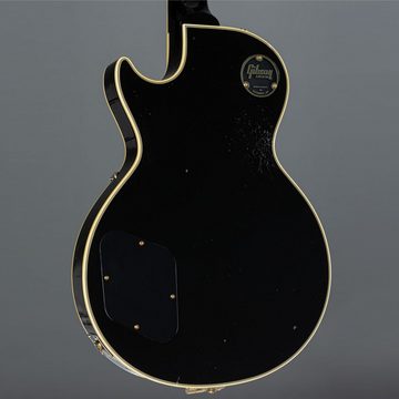 Gibson E-Gitarre, 1957 LP Custom 3PU Bigsby Ebony Light Aged #73840 - Custom E-Gitarre
