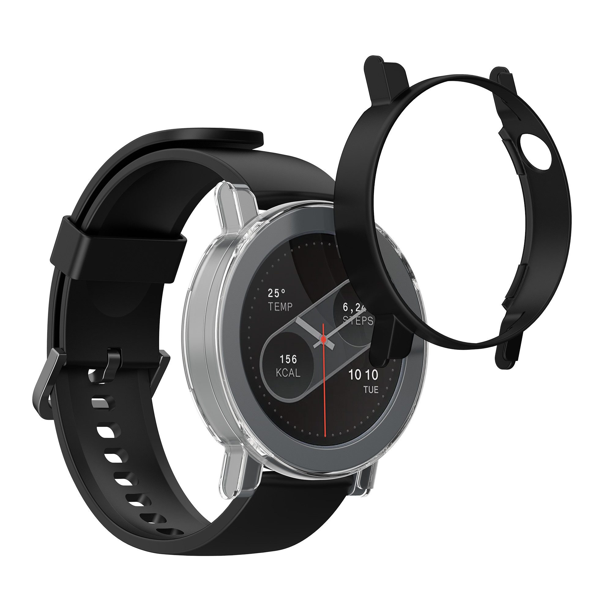 kwmobile Smartwatch-Hülle 2x Hülle für CMF by Nothing Watch Pro 2 (D398), Fitnesstracker Case Set - ohne Tracker