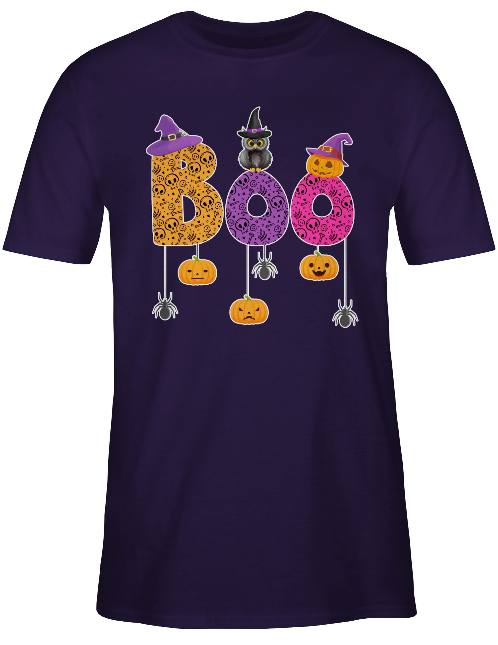 Shirtracer T-Shirt Boo Halloween I Spooky günstig online kaufen