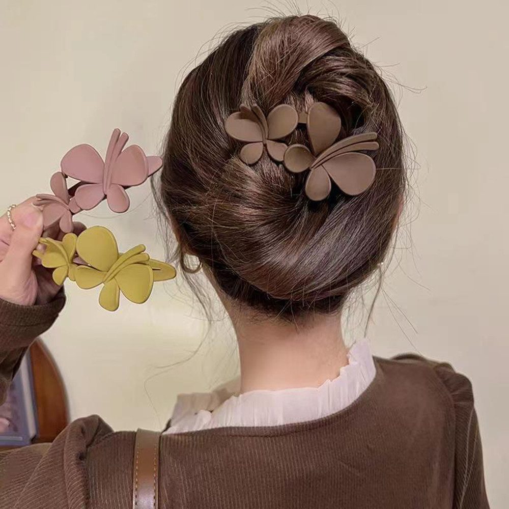 Coonoor Haarspange 5 Stück Damen Französisch Elegant Rutschfeste Flache Haarklammern, für Alltag, Sport, Autofahren